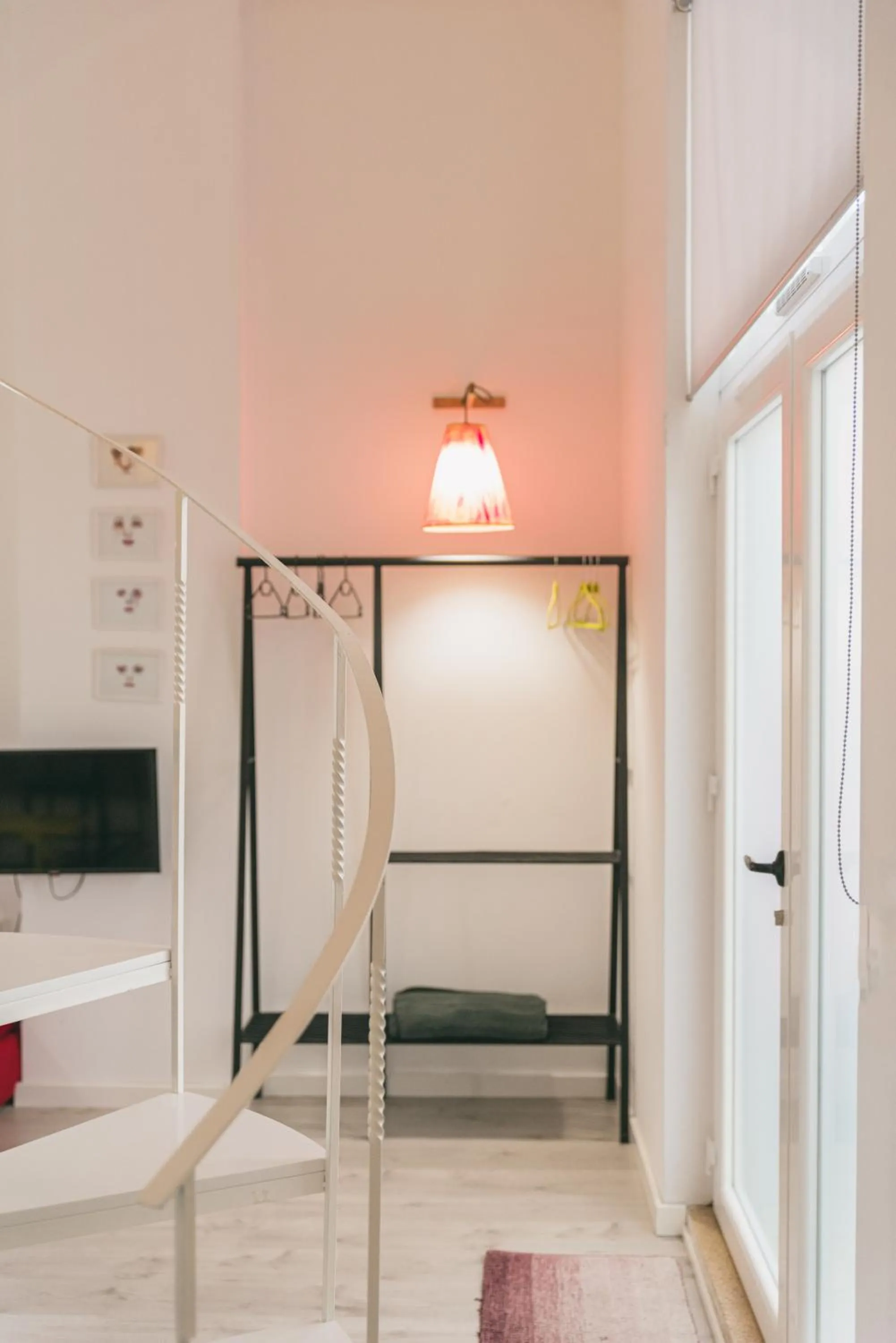 wardrobe, Bed in Sun&Moon Ohridlake Apartments