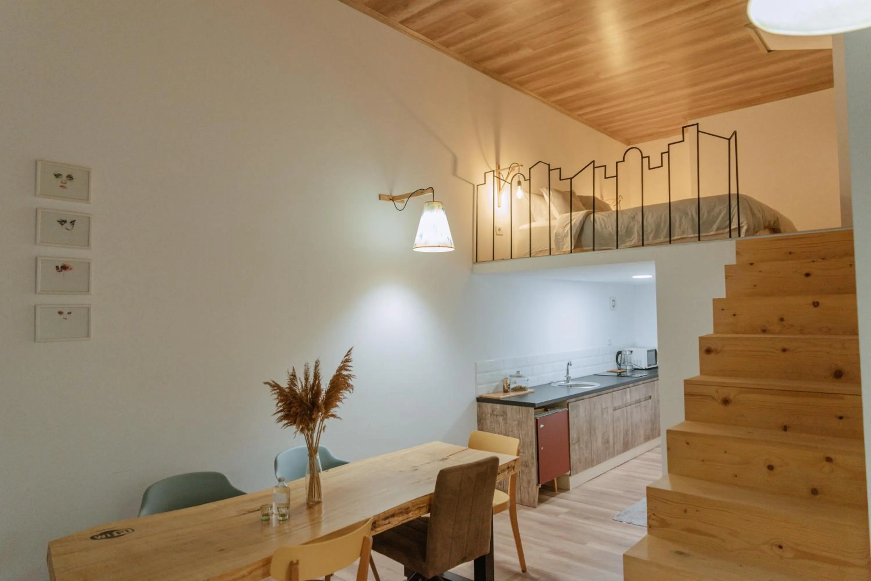 Kitchen or kitchenette in Sun&Moon Ohridlake Apartments