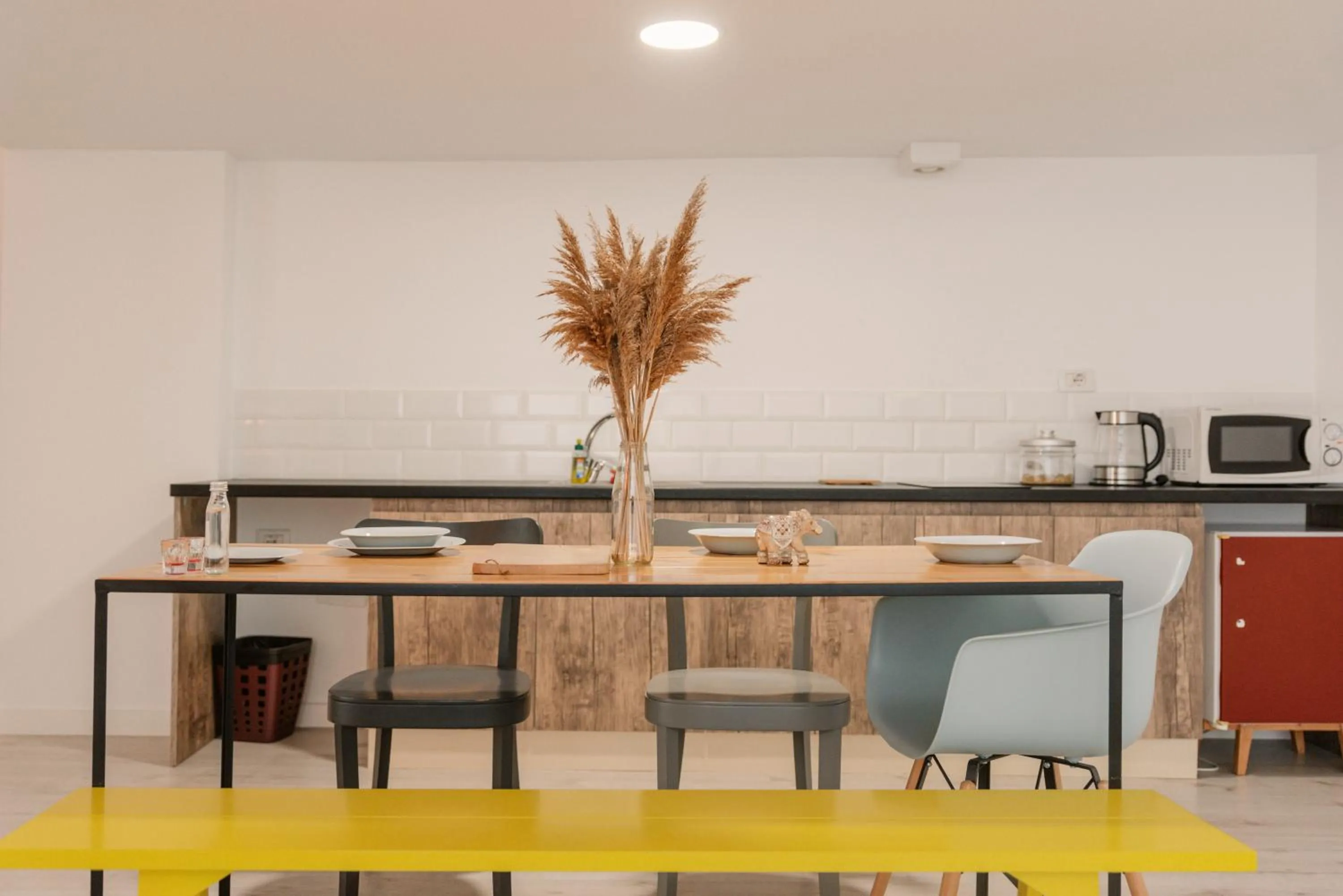 Kitchen or kitchenette in Sun&Moon Ohridlake Apartments