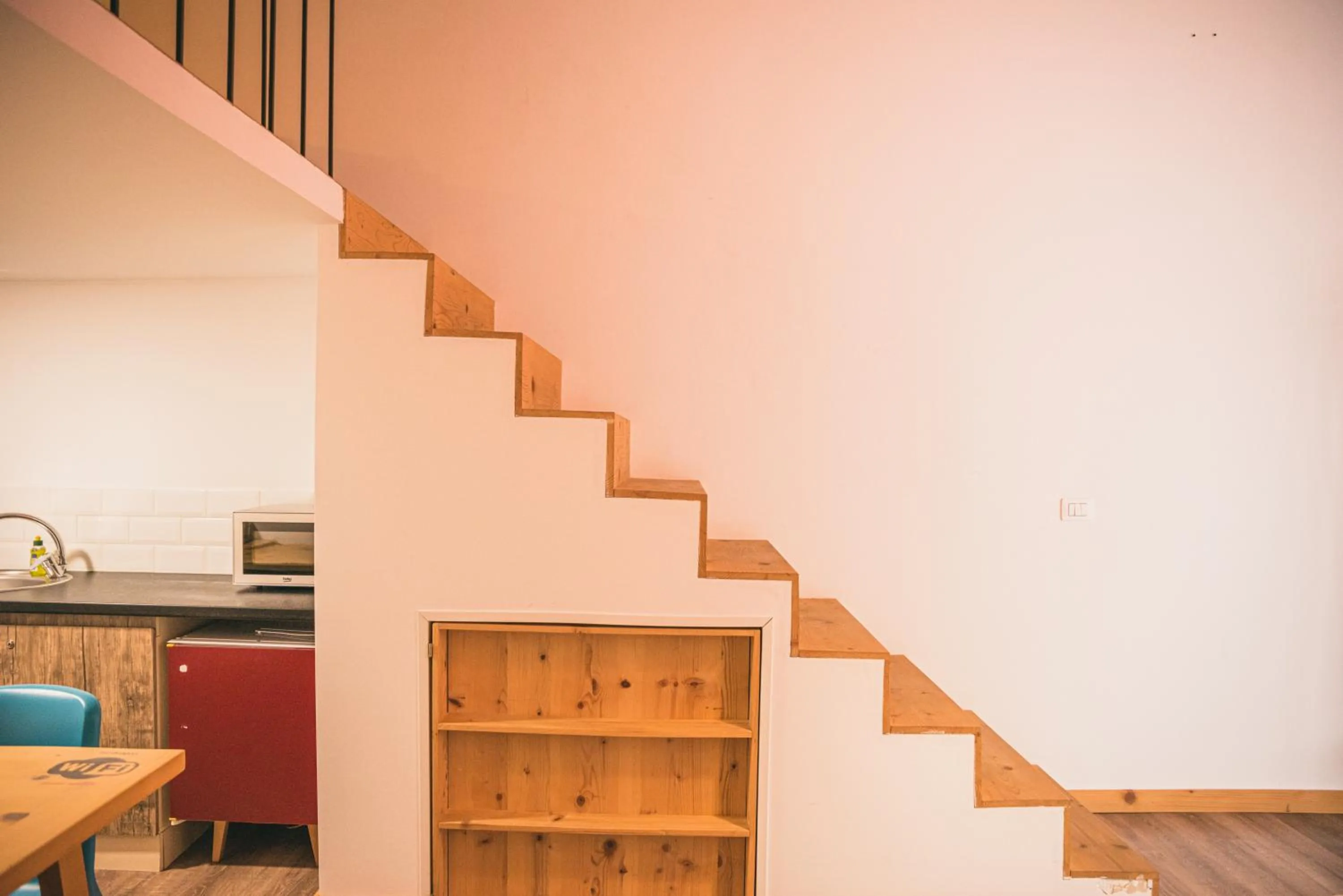 Kitchen or kitchenette in Sun&Moon Ohridlake Apartments