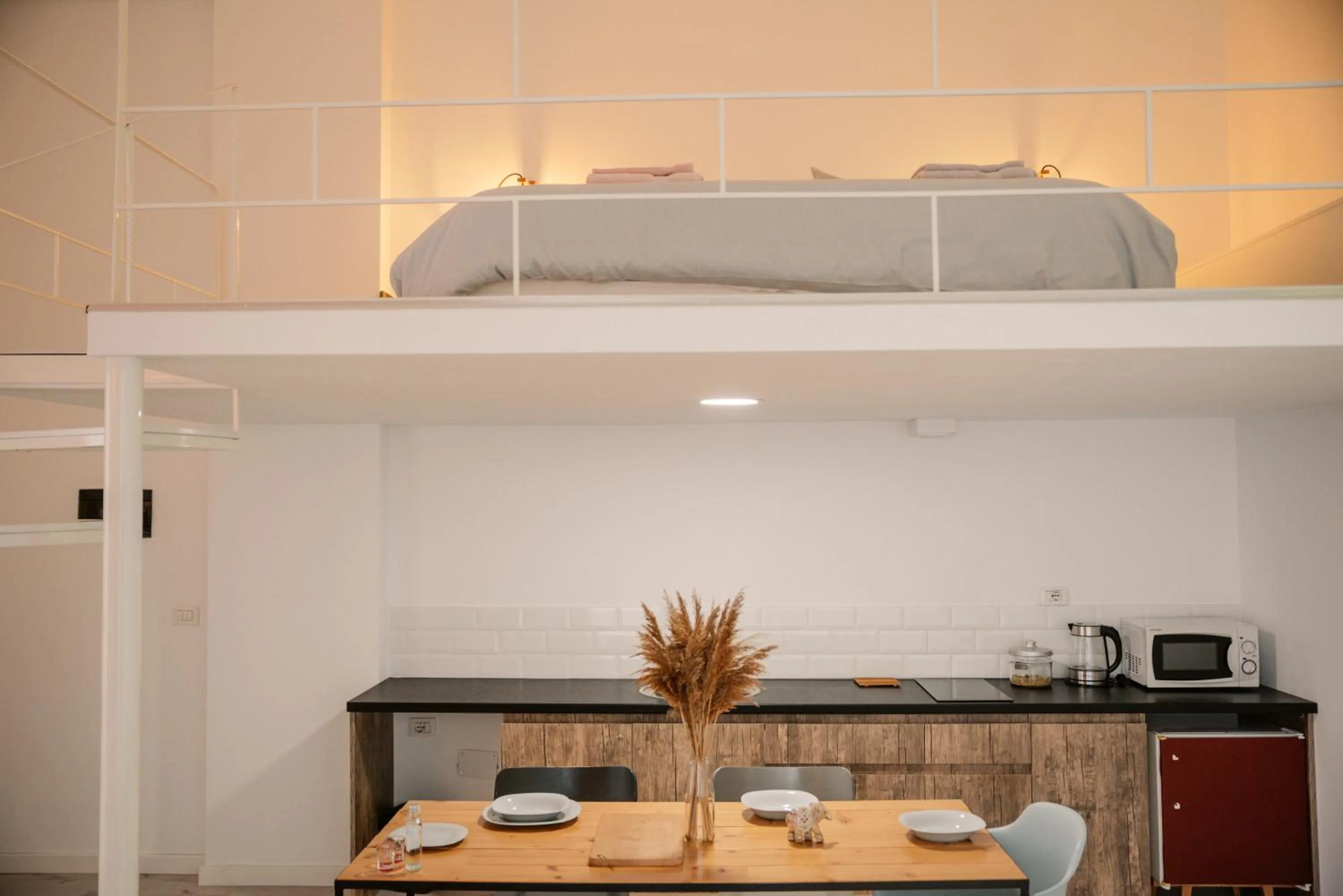 Bed in Sun&Moon Ohridlake Apartments