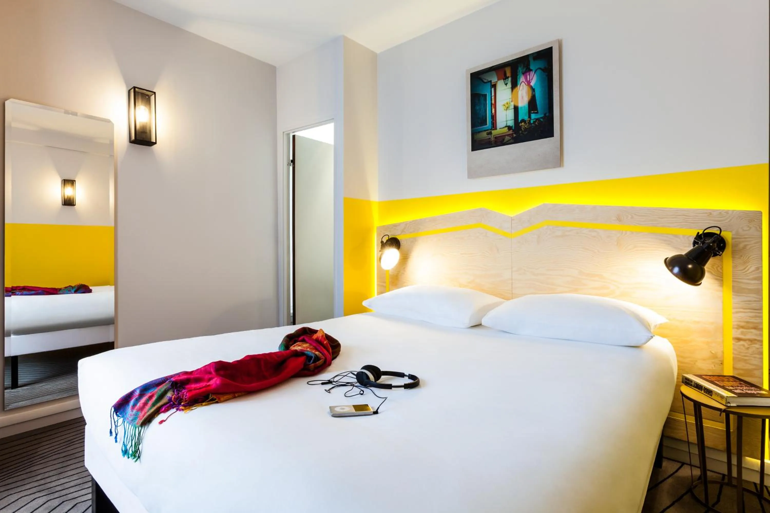 Bedroom, Bed in ibis Styles Paris Nation Porte De Montreuil
