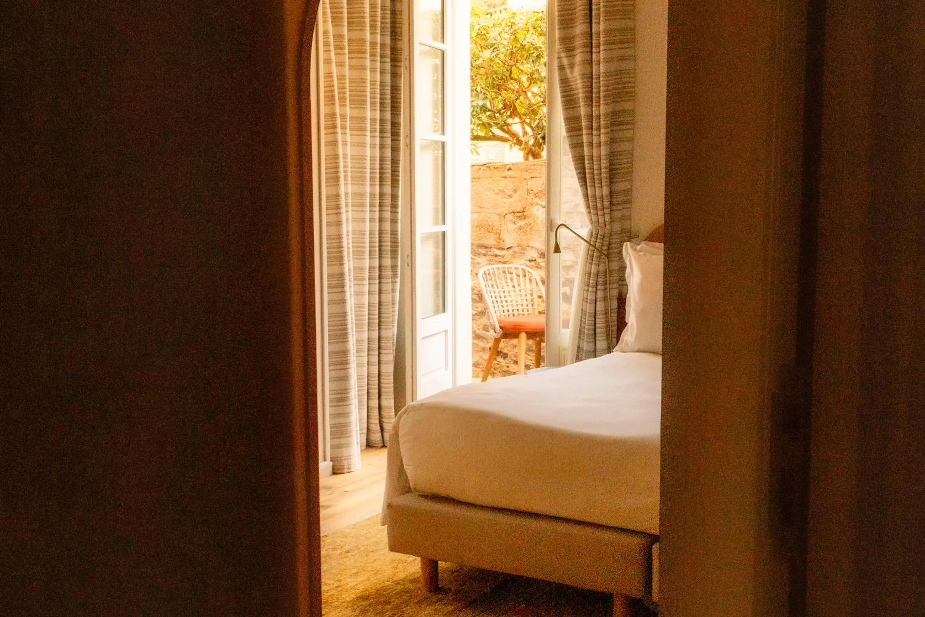 Bed in Hotel Saint Julien