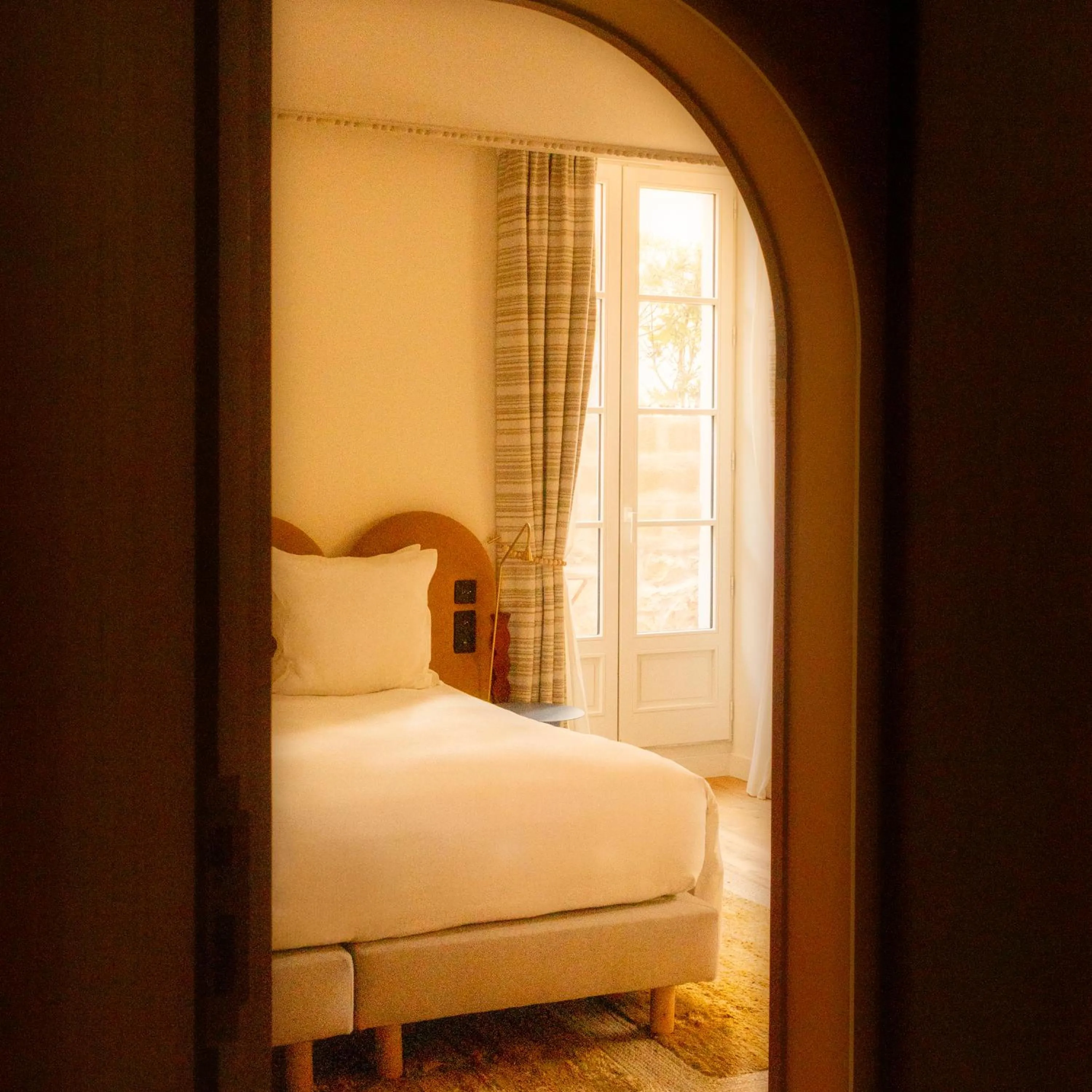 Bed in Hotel Saint Julien