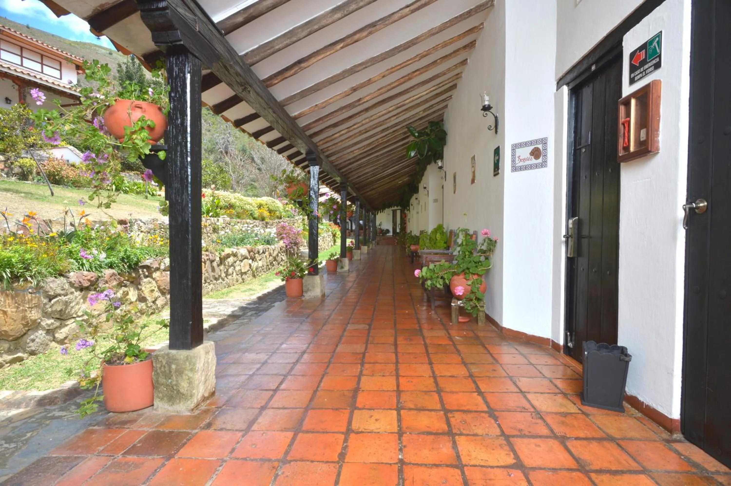 Patio in Hospederia Centro de Convenciones Duruelo