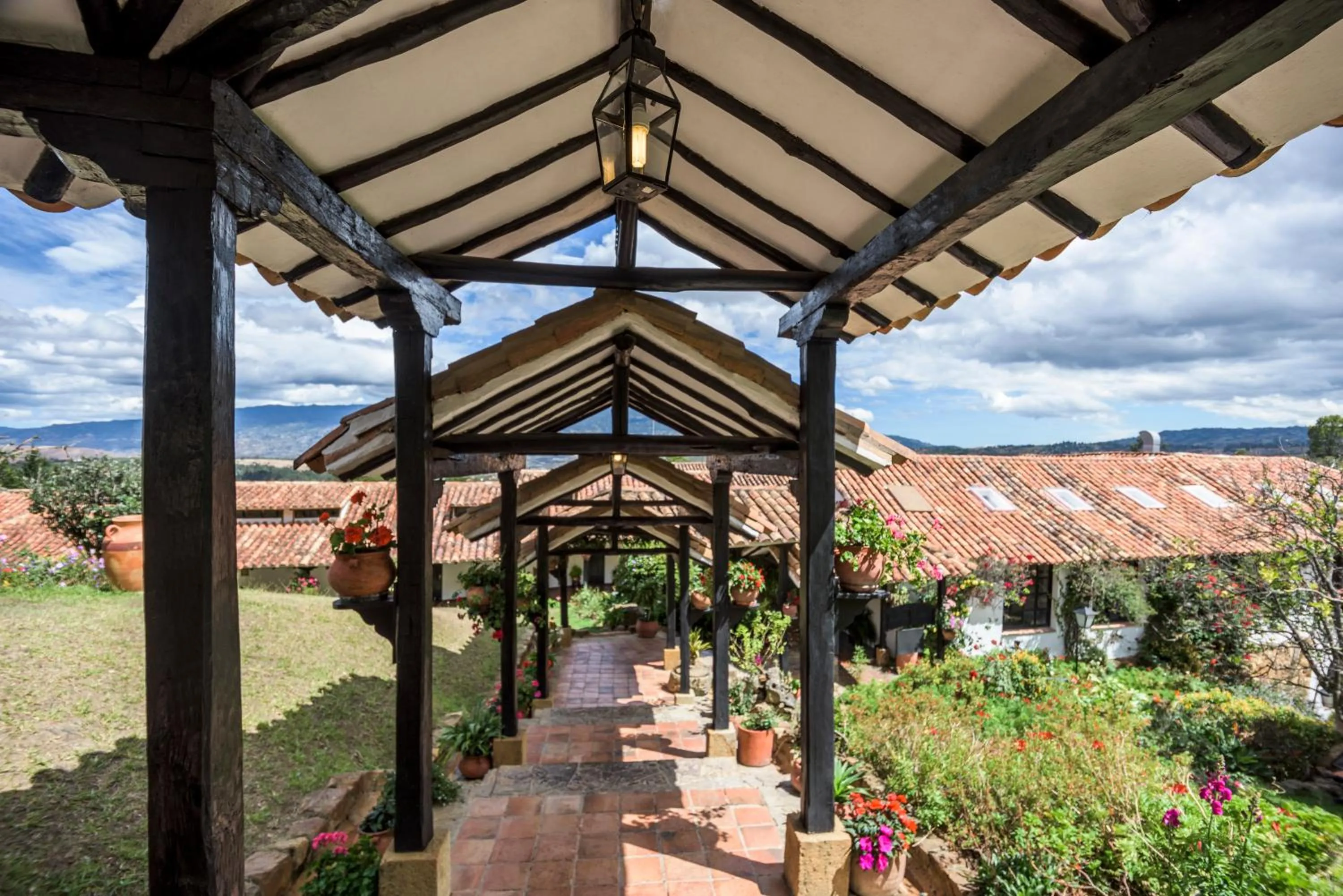 Patio in Hospederia Centro de Convenciones Duruelo
