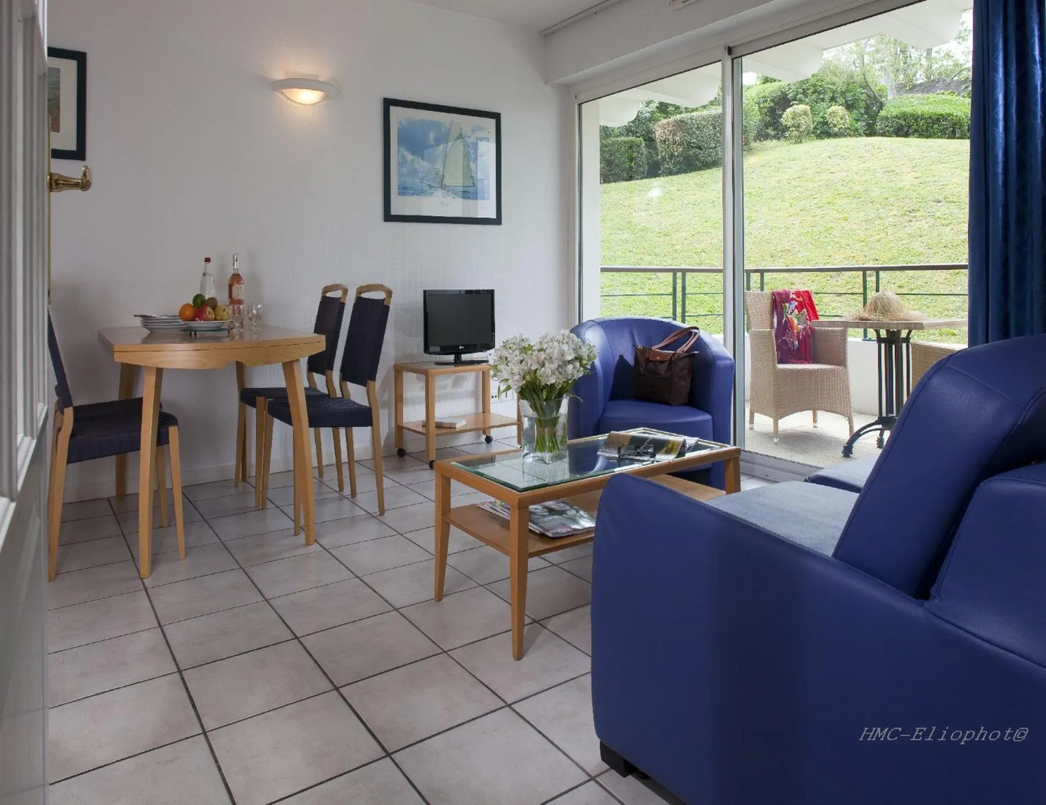 Living room in Résidence Biarritz Ocean