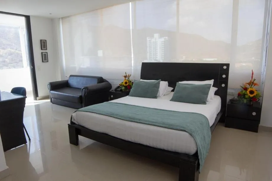 Bed in Hotel Tayrona Rodadero