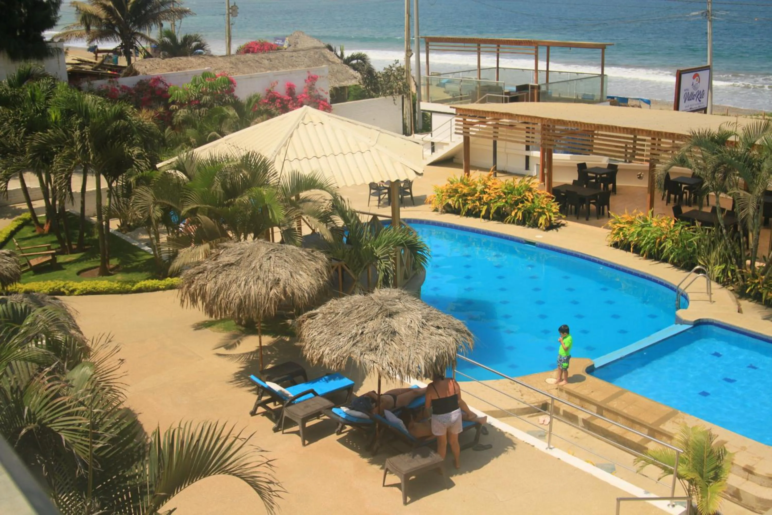 Bird's eye view in Villa Kite