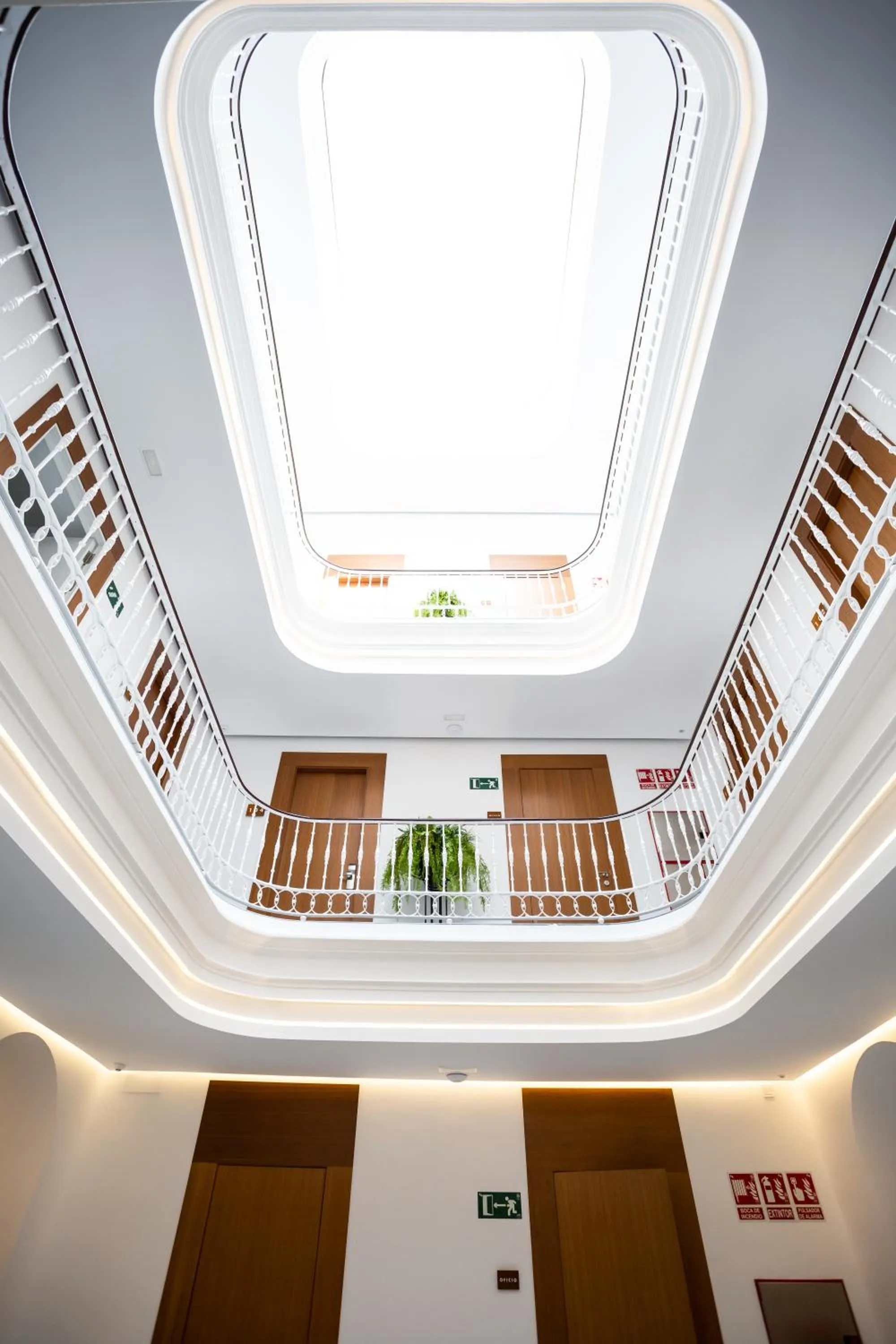 Patio in Plazuela del Carbón Suites