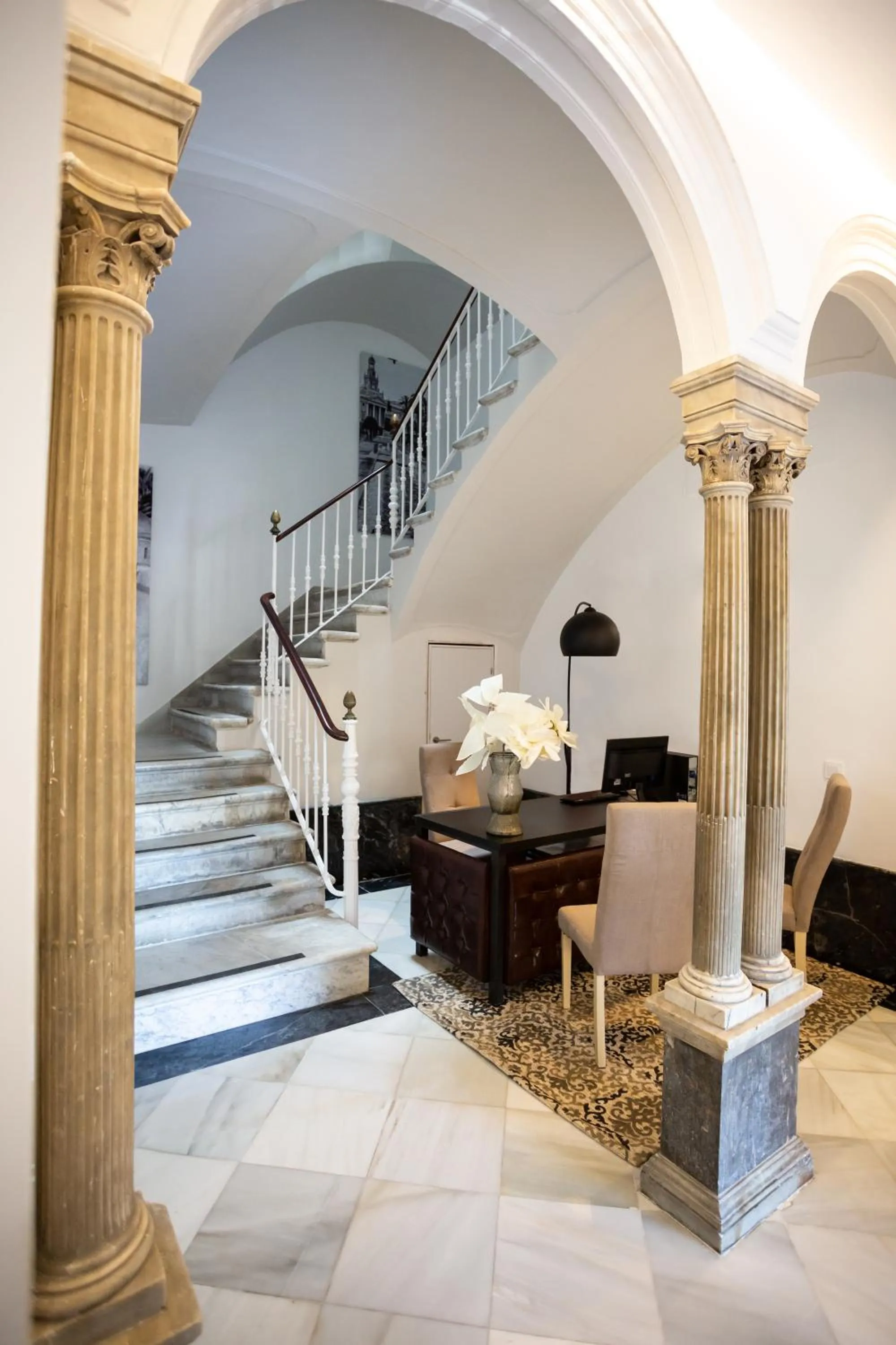 Patio in Plazuela del Carbón Suites