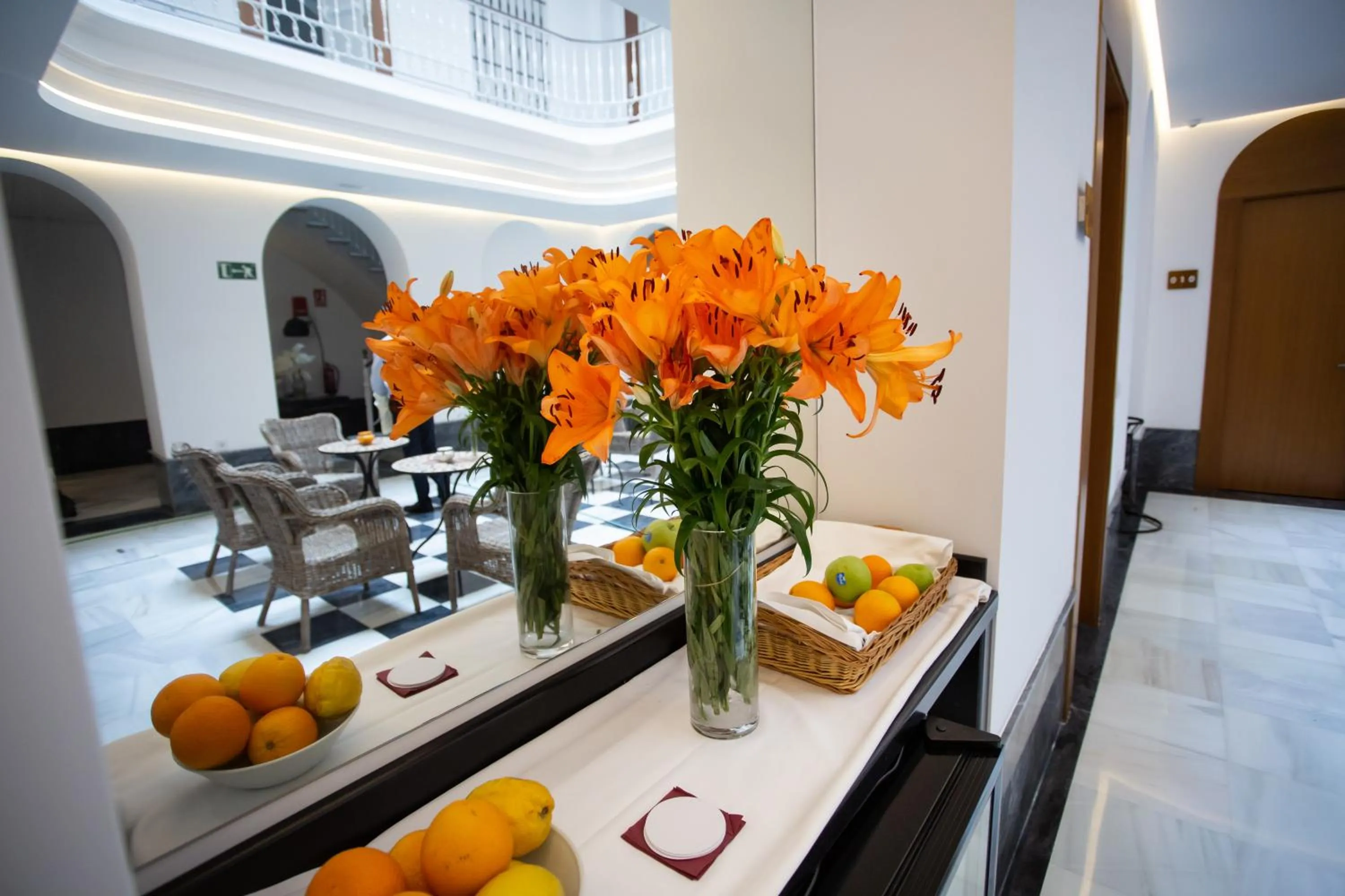 Patio in Plazuela del Carbón Suites