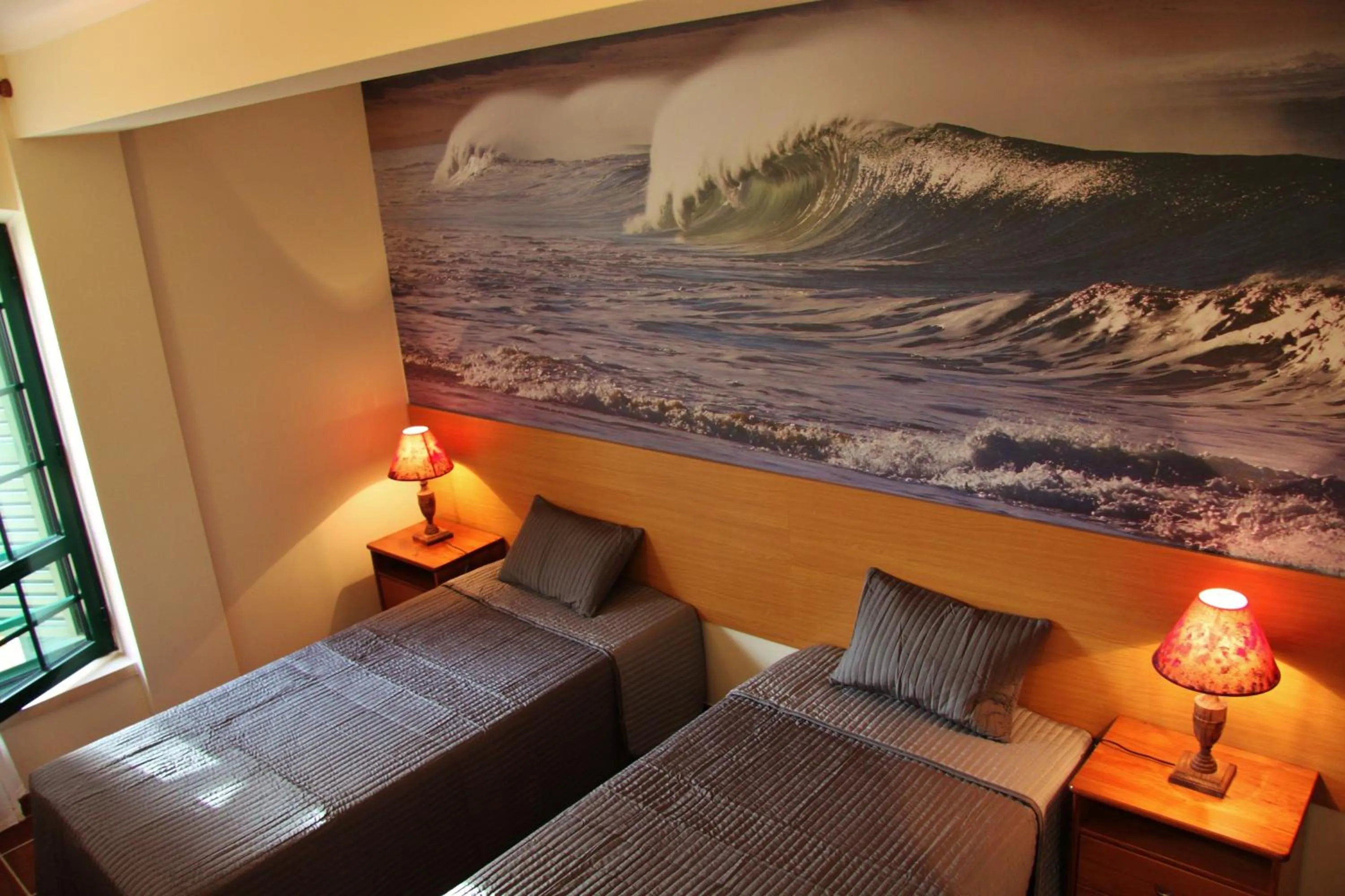 Bedroom, Bed in Supertubos Beach Hostel