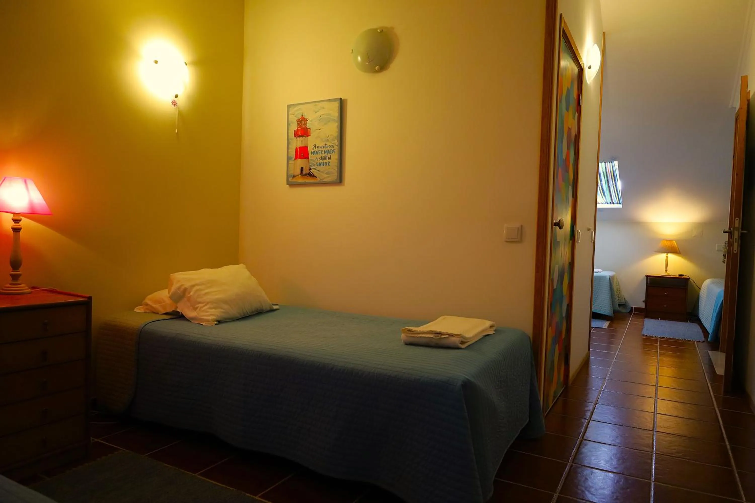 Bedroom, Bed in Supertubos Beach Hostel