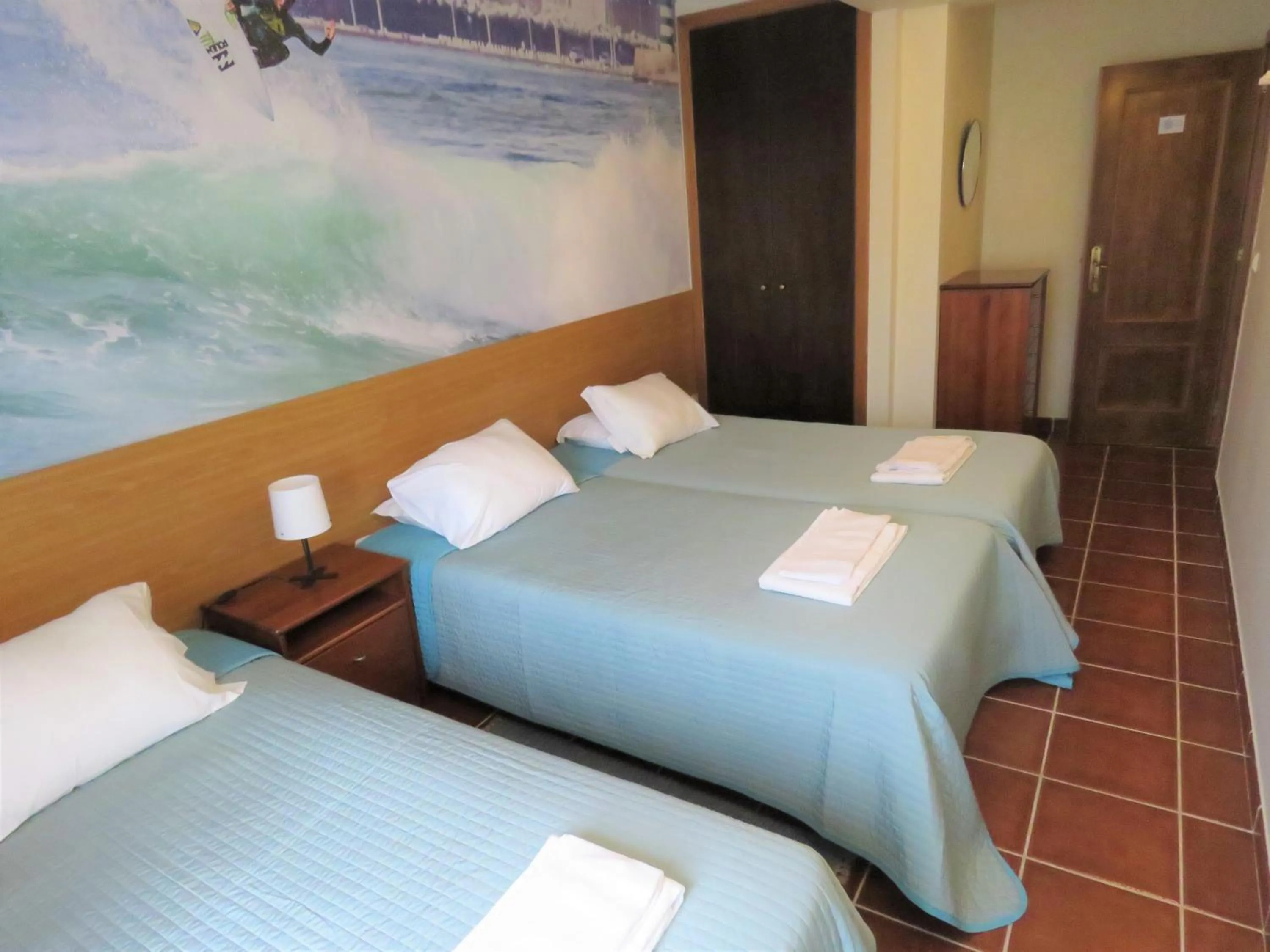 Bedroom, Bed in Supertubos Beach Hostel