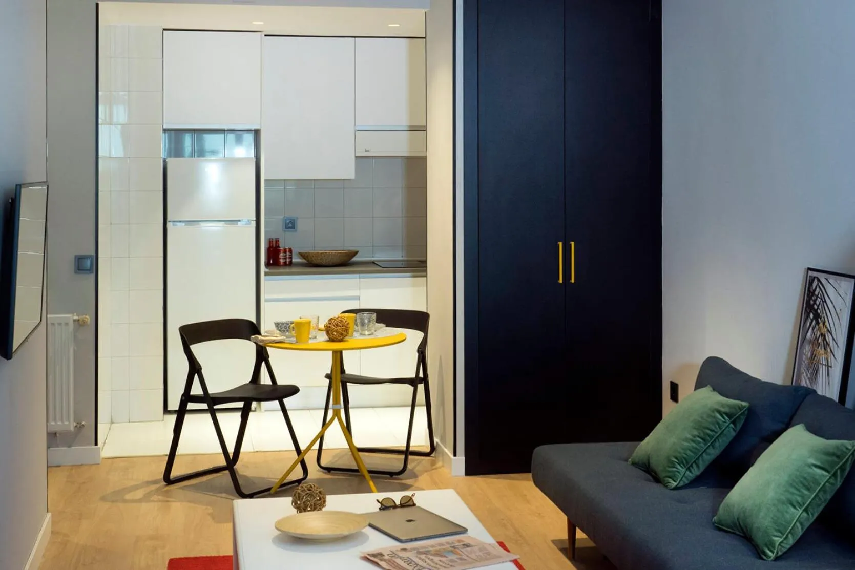 Kitchen or kitchenette in The Oliver Apartamentos