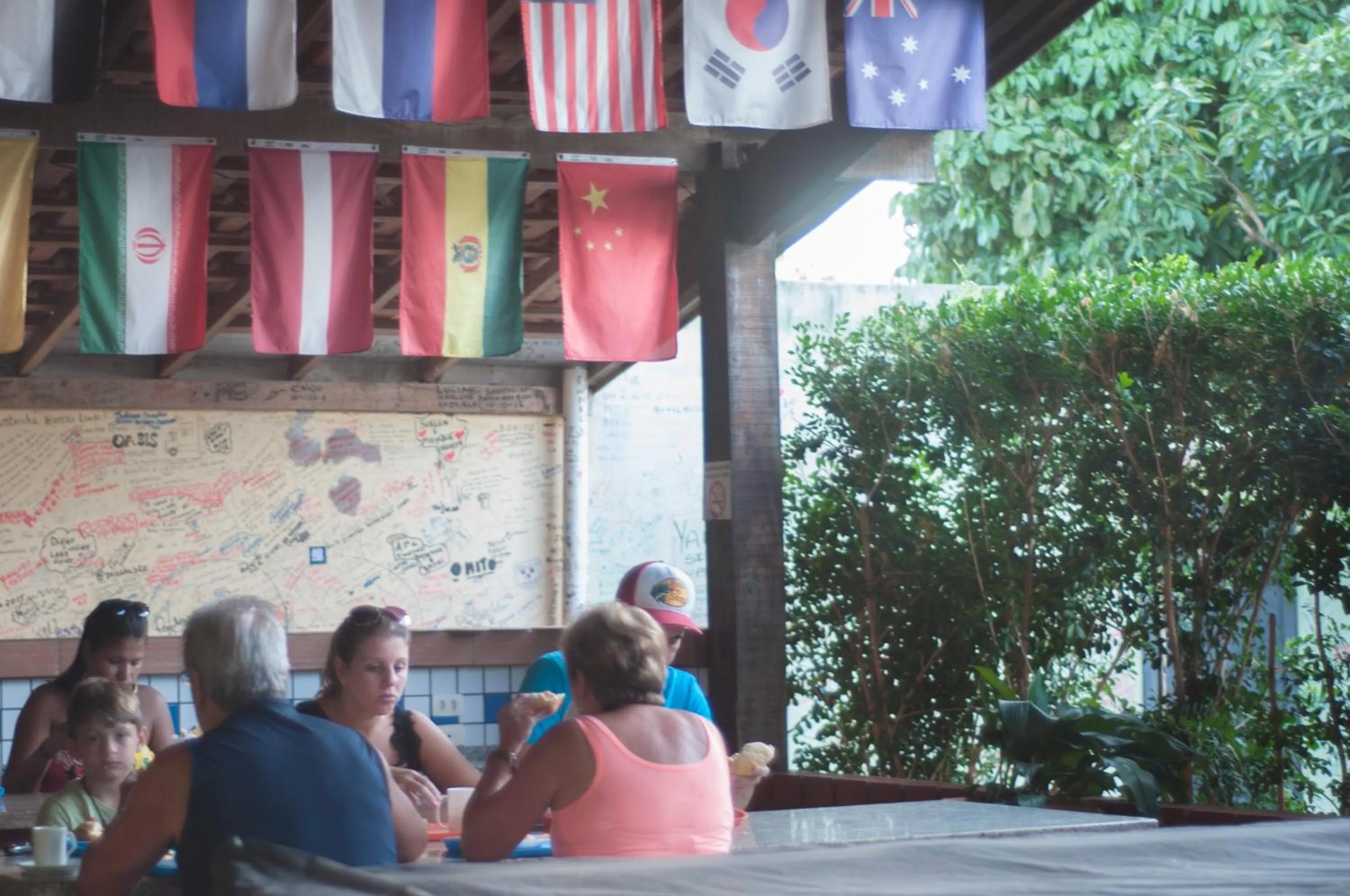 group of guests in Bonito HI Hostel e Pousada