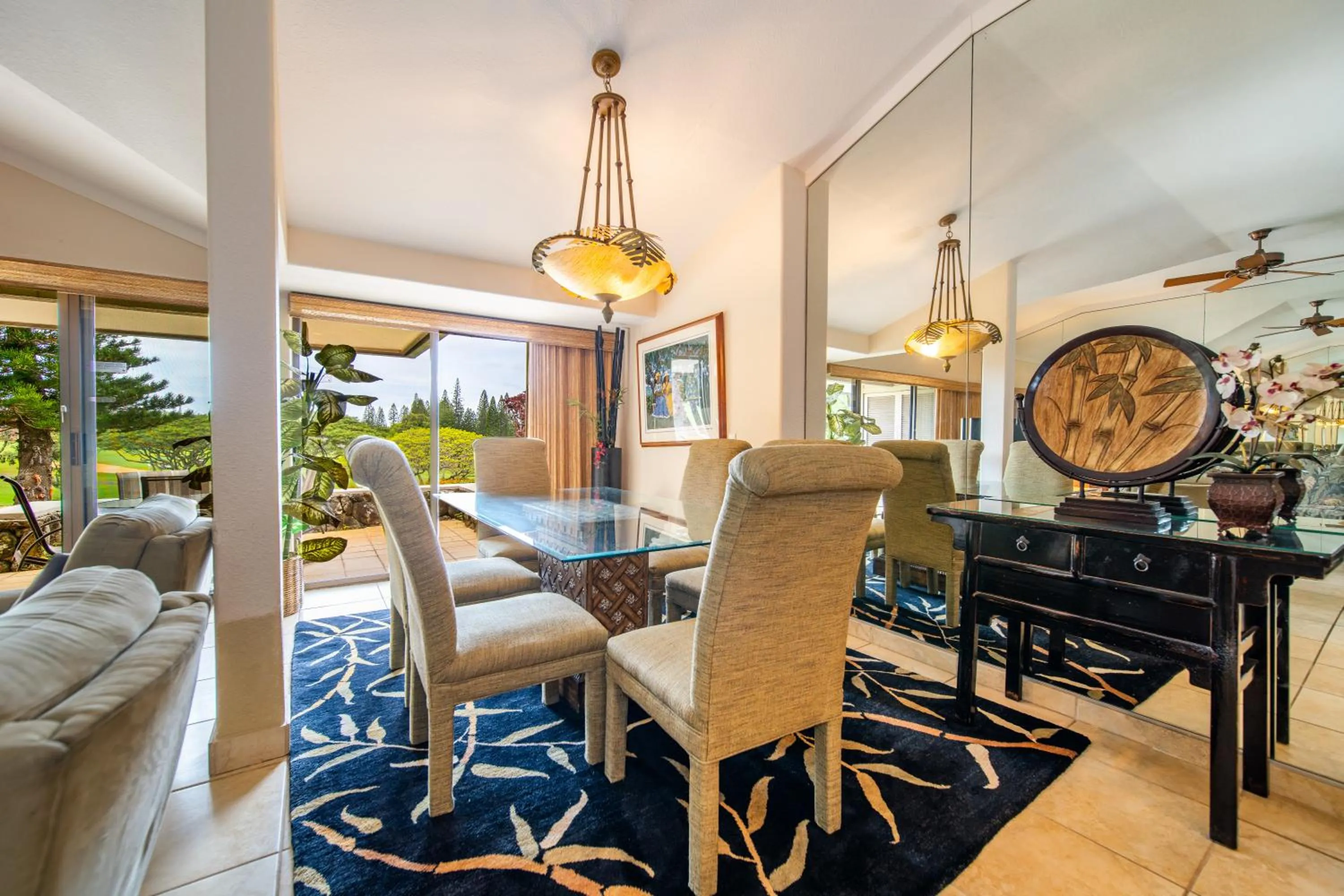 Dining area in Kapalua Villas Maui