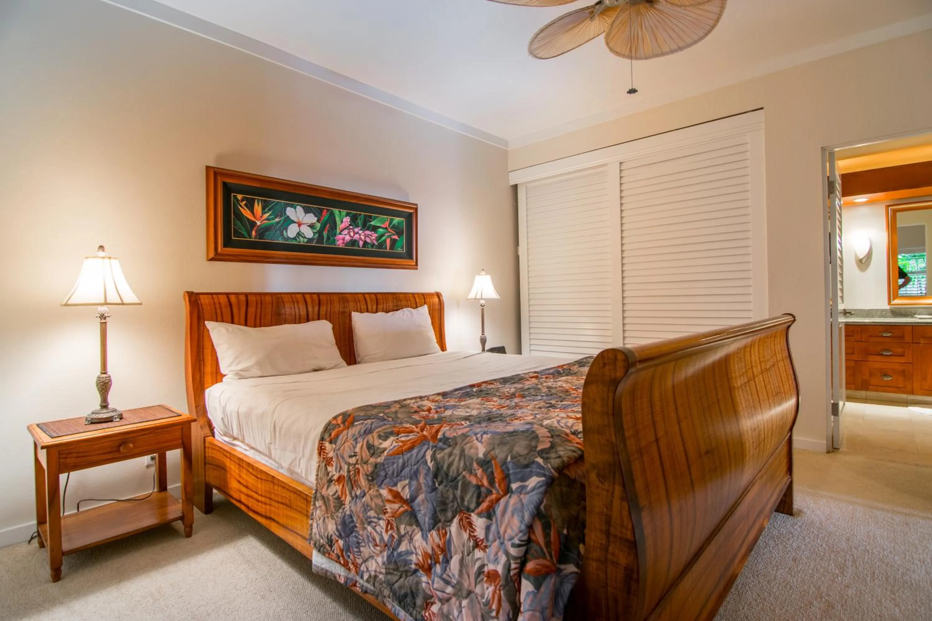 Bed in Kapalua Villas Maui