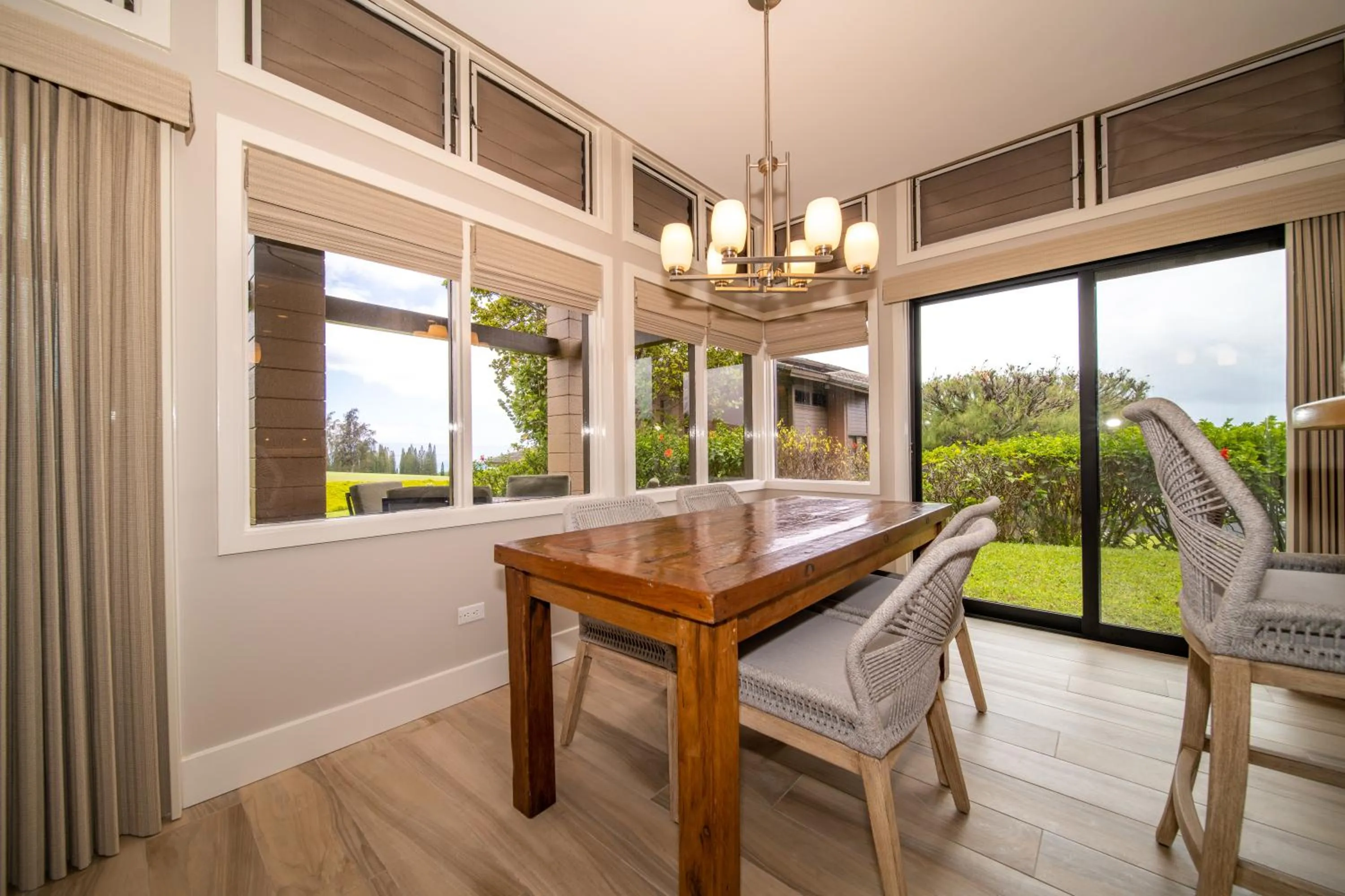 Dining area in Kapalua Villas Maui