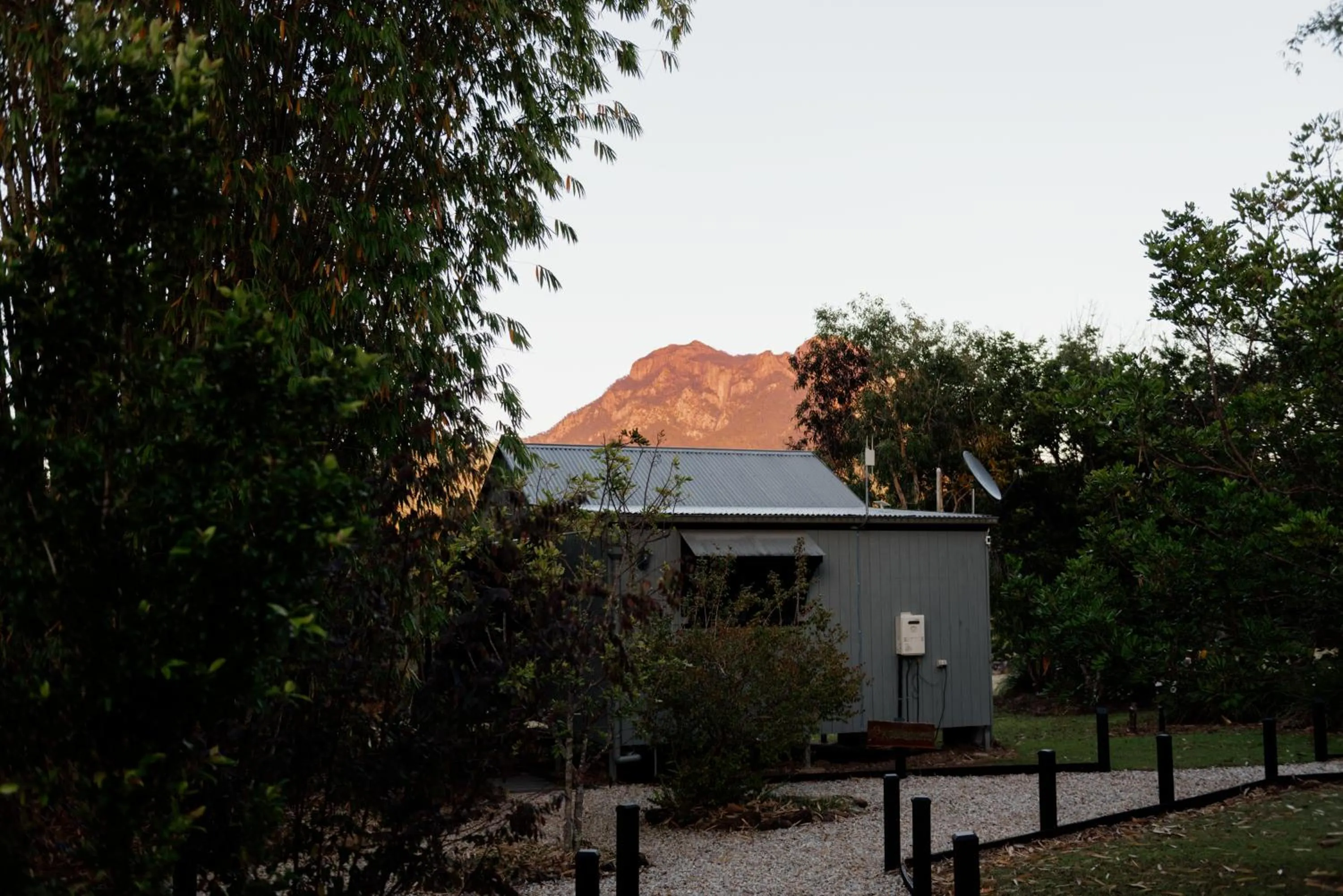 Property building in Tuckeroo Cottages & Gardens - Blue Wren & Kookaburra