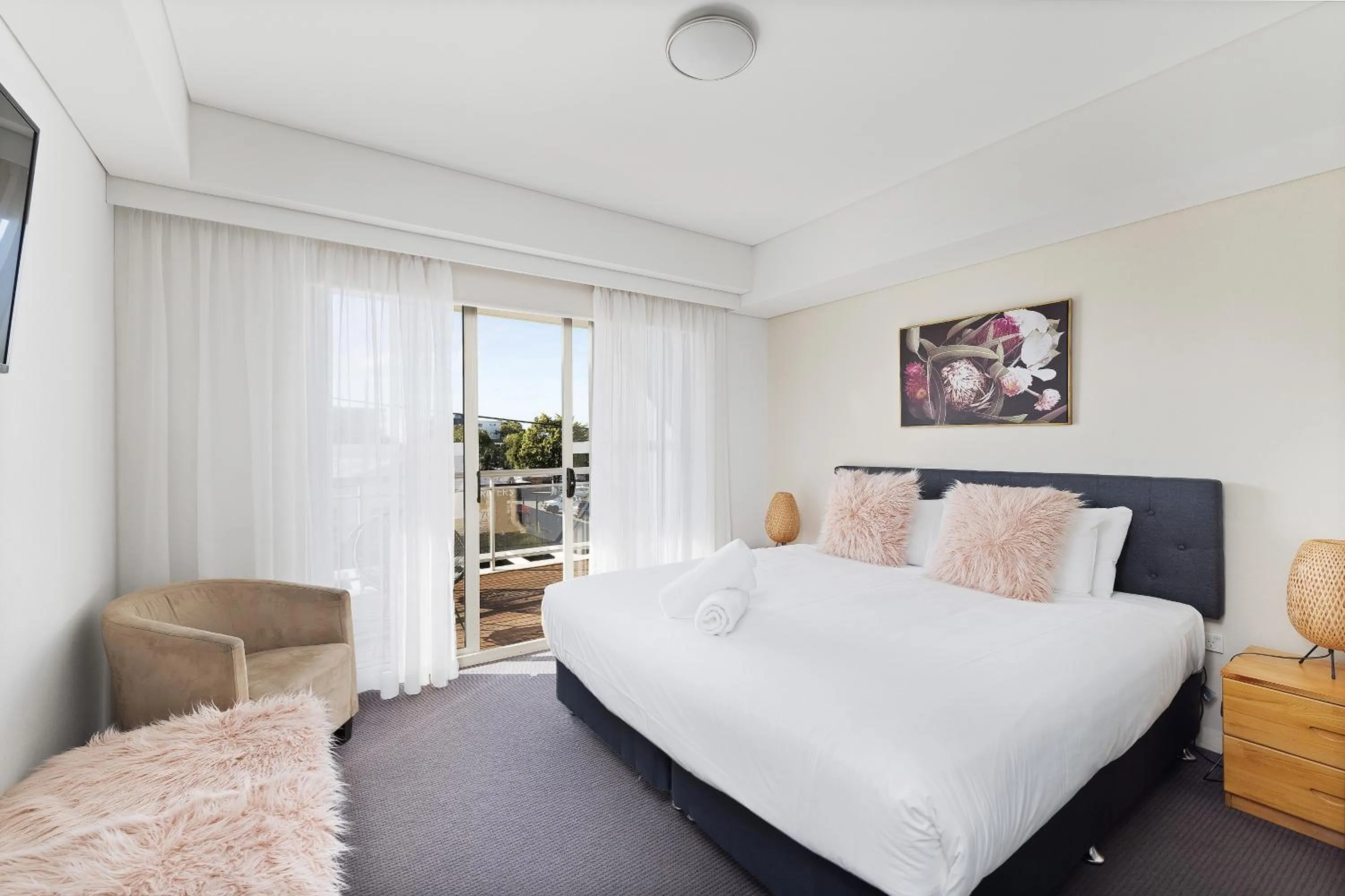 Bed in Cote D'Azur Resort