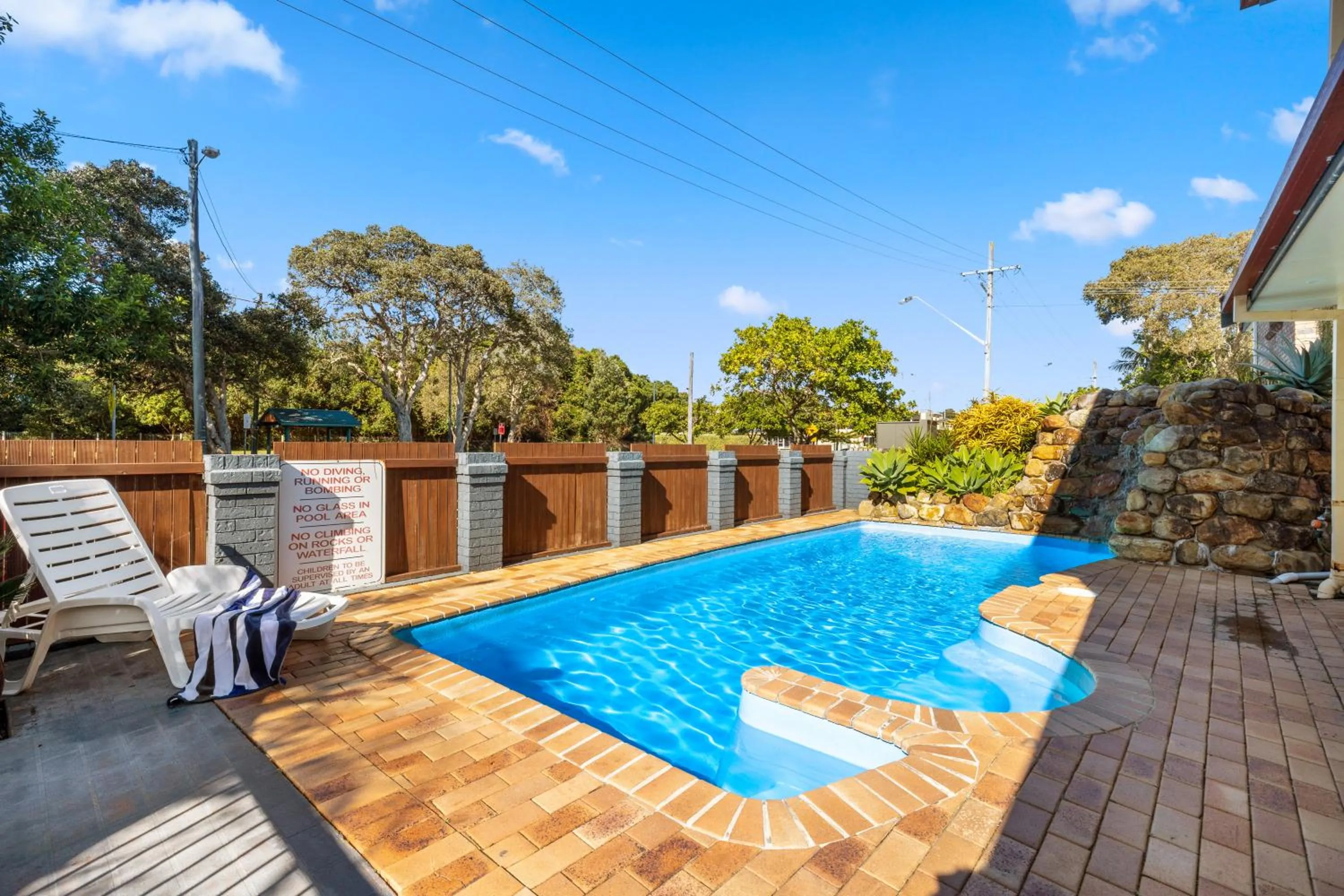 Pool view in Ocean Park Motel & Holiday Apartments