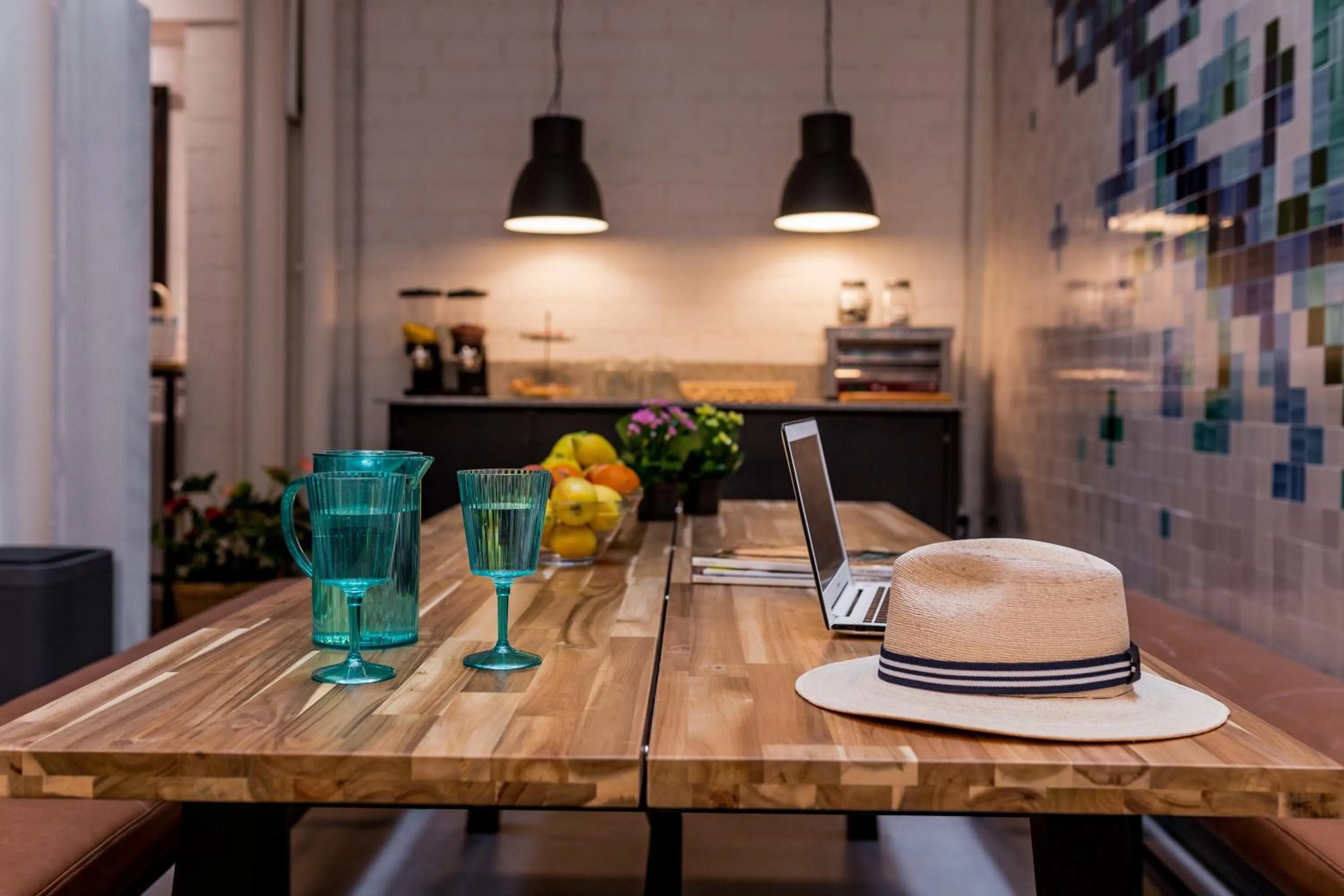 Kitchen or kitchenette in Hostel Nüt