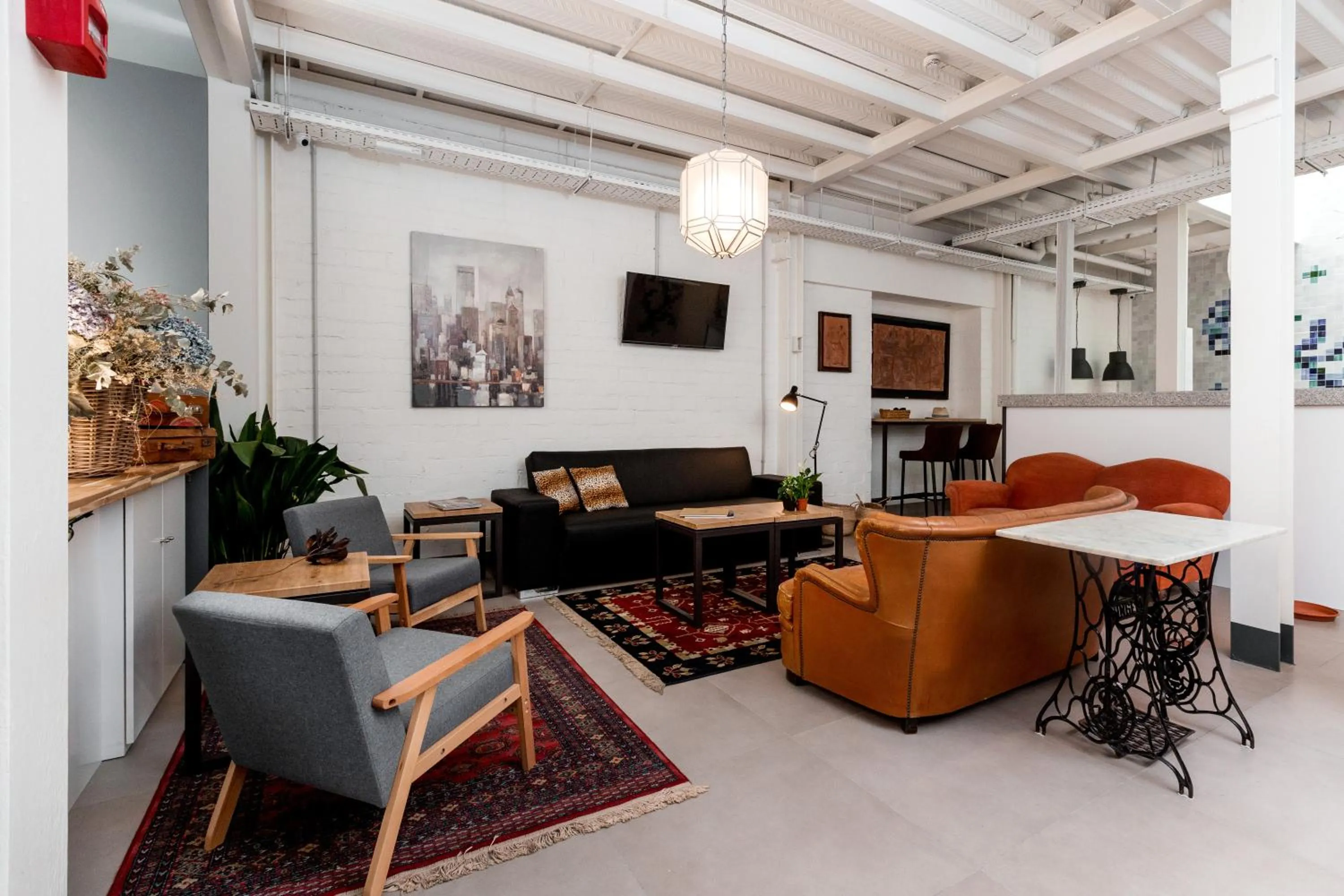 Living room in Hostel Nüt