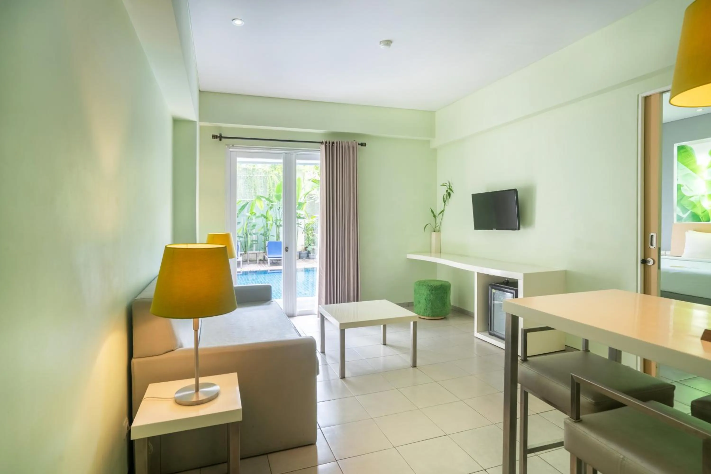 Living room in EDEN Hotel Kuta Bali