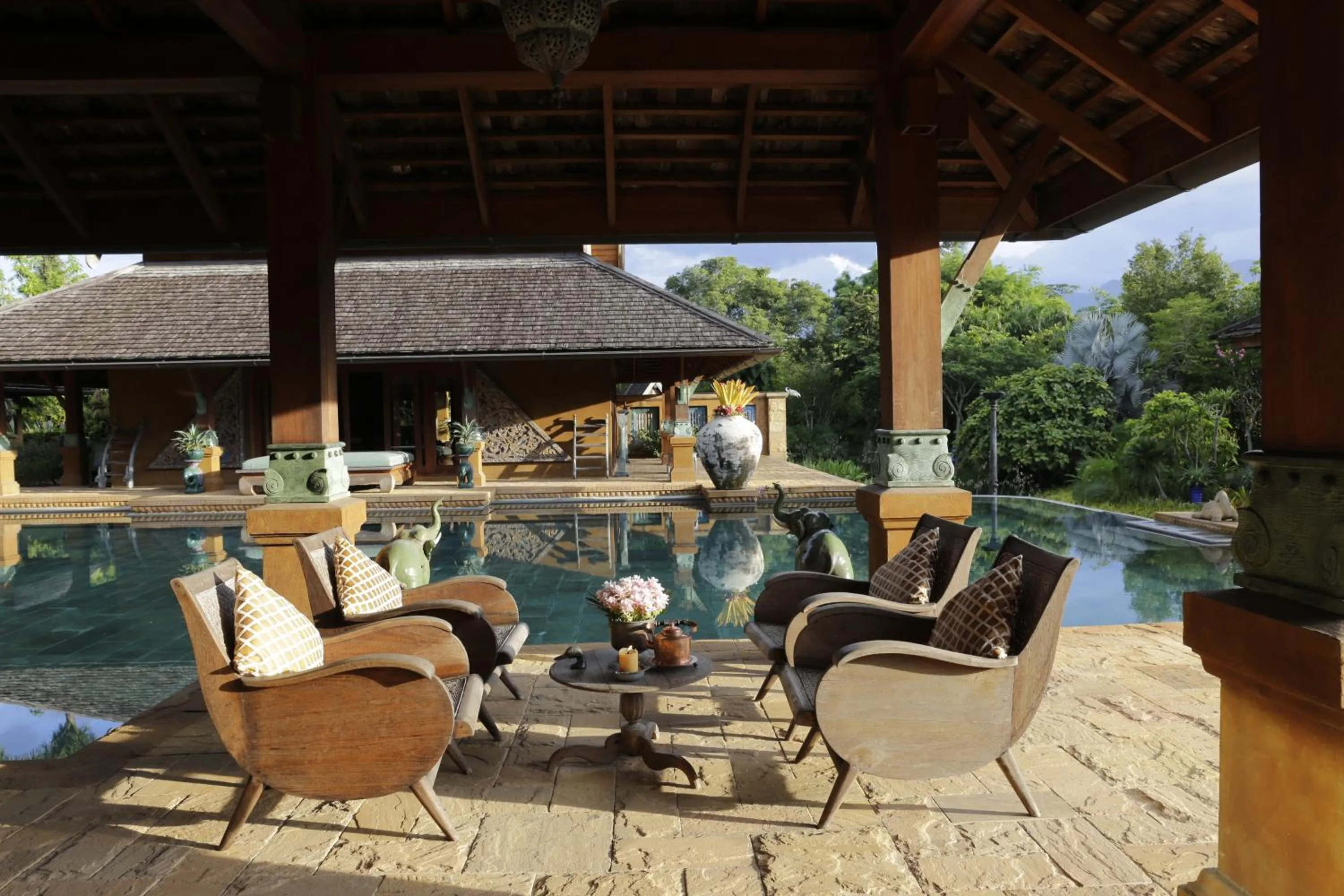 Patio in Howie's HomeStay