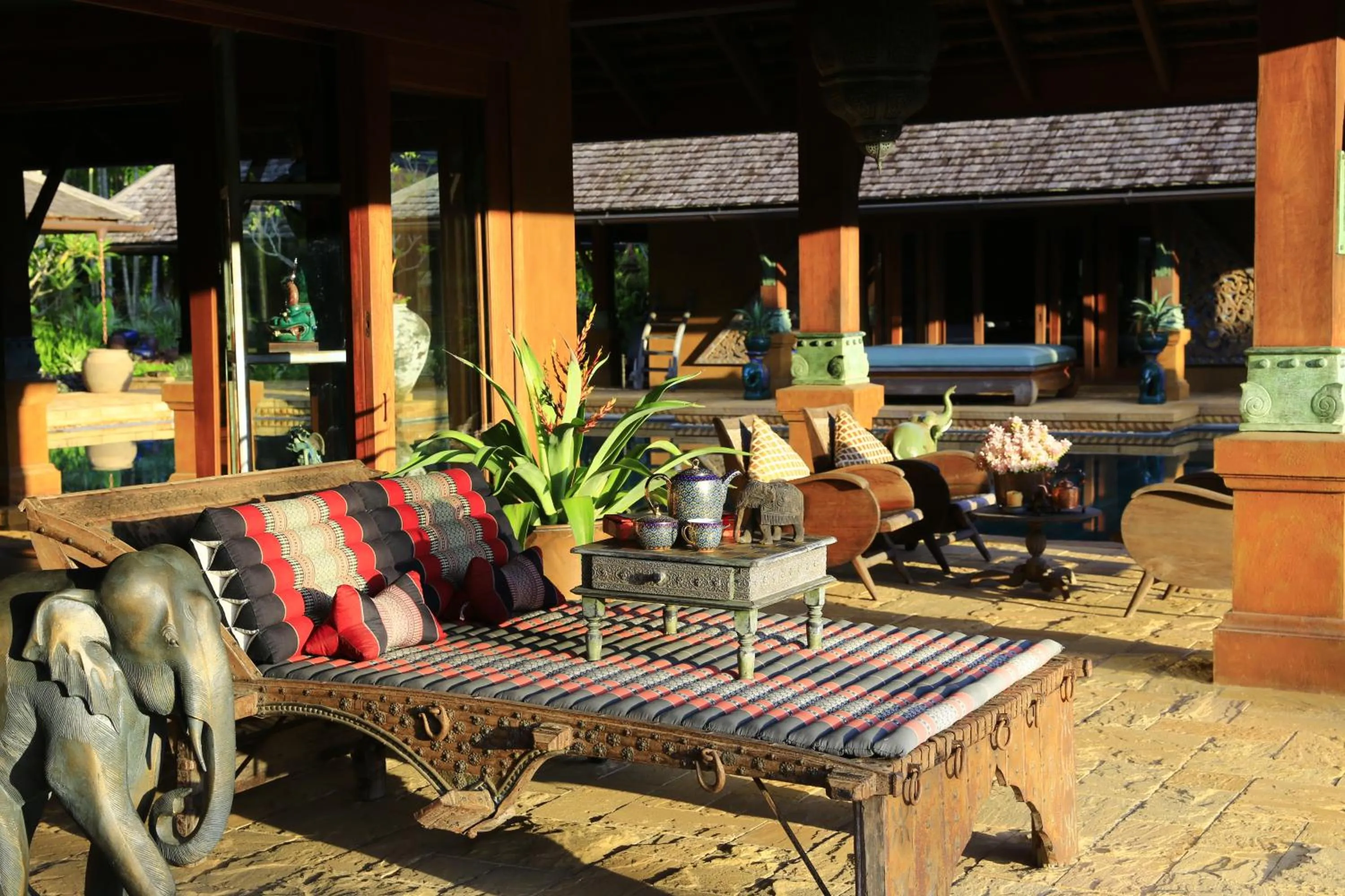 Patio in Howie's HomeStay