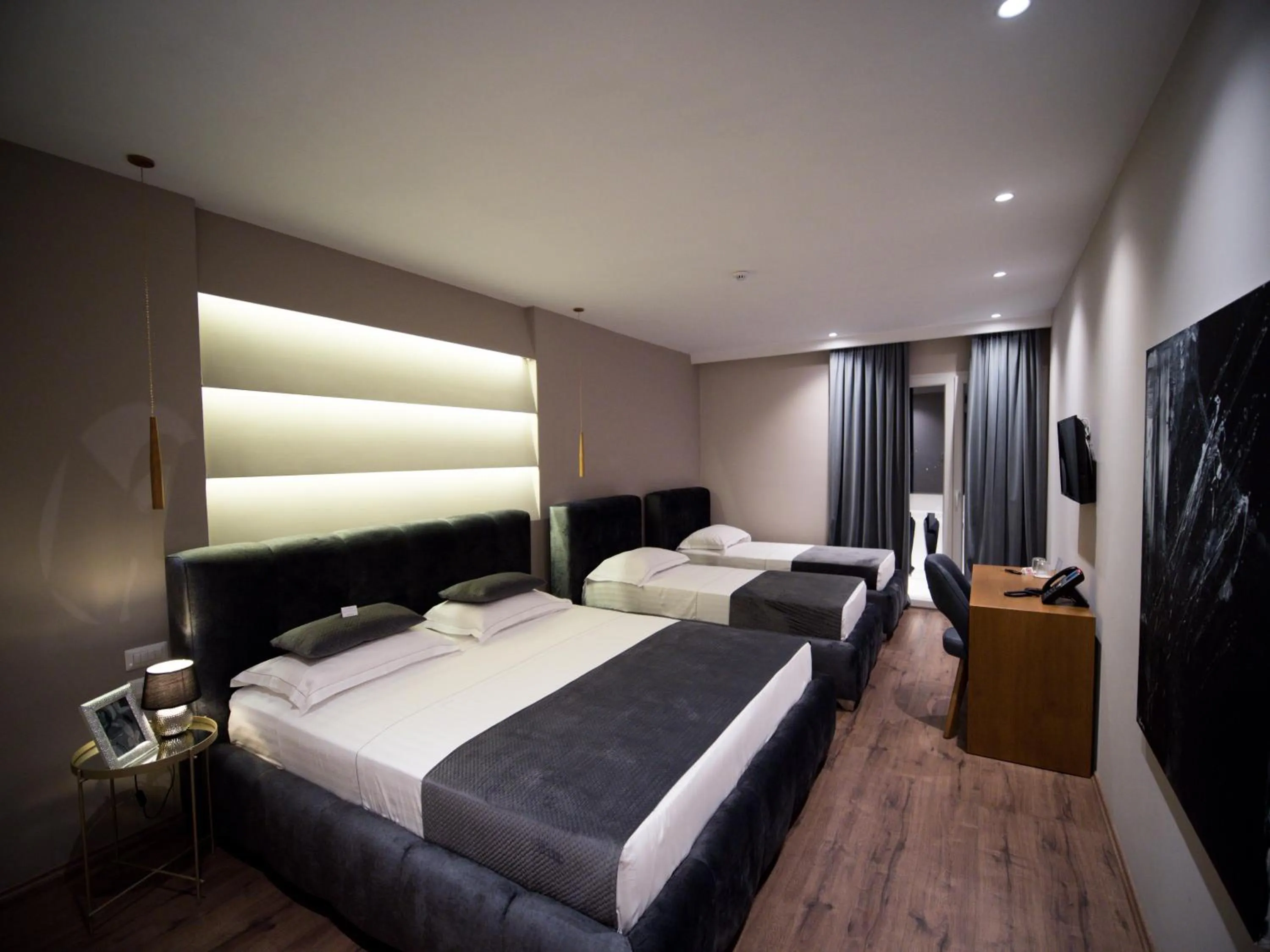 Photo of the whole room, Bed in Light Hotel