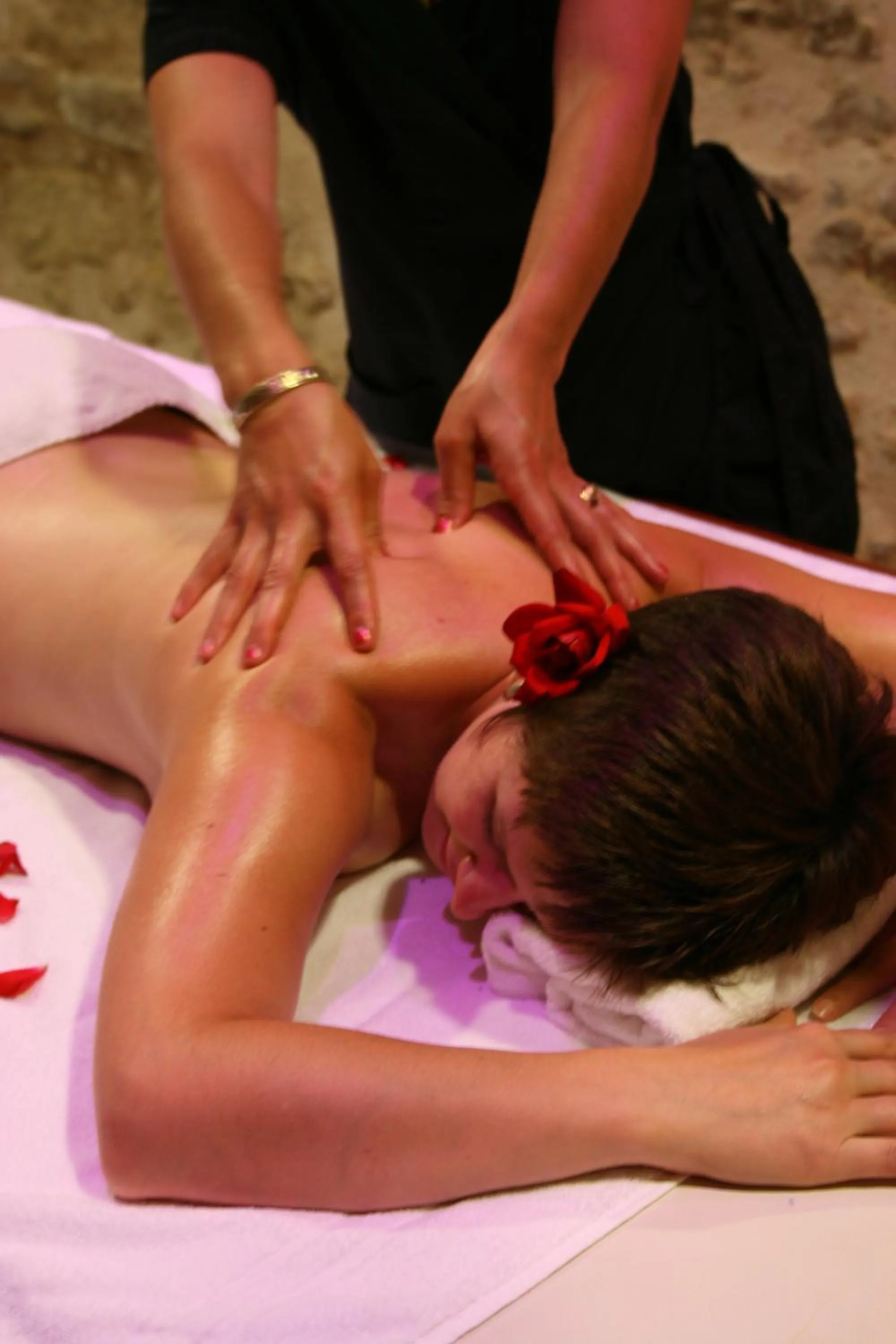 People in La Cour du Bailli Suites & Spa