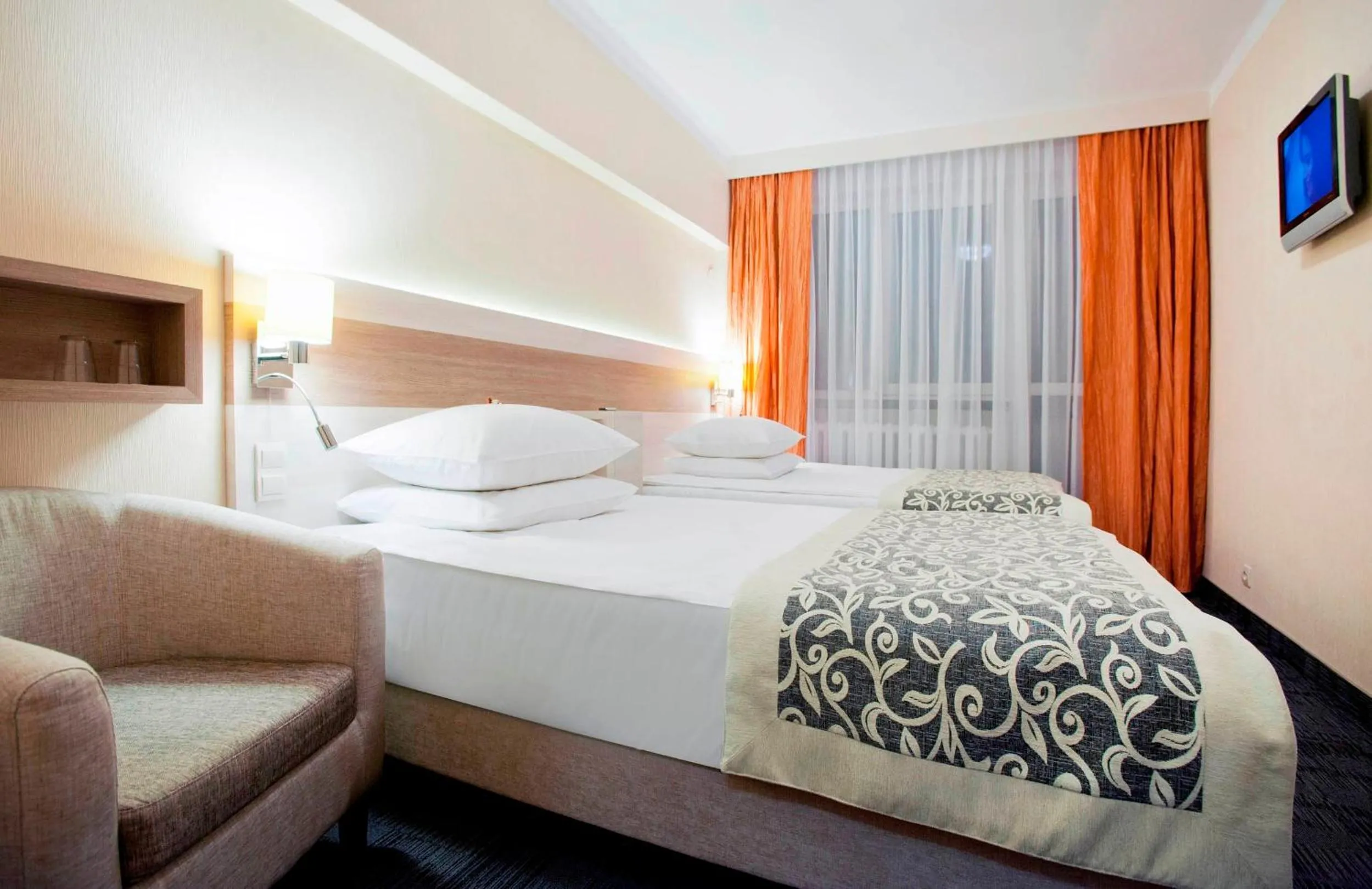 Bedroom, Bed in Comfort by Trio