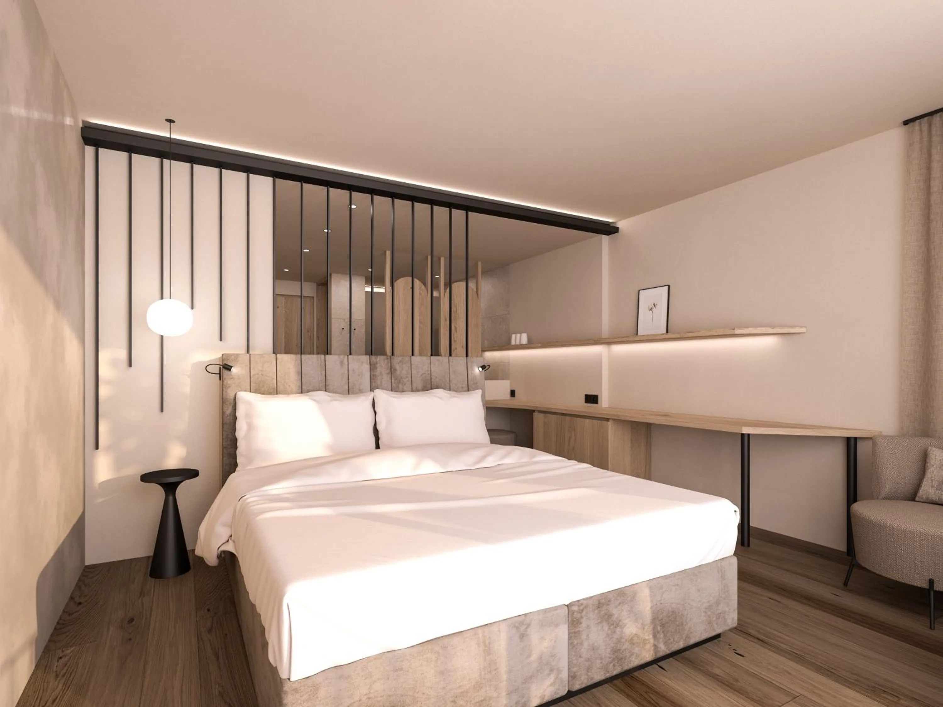 Bedroom, Bed in Hotel Schlosswirt