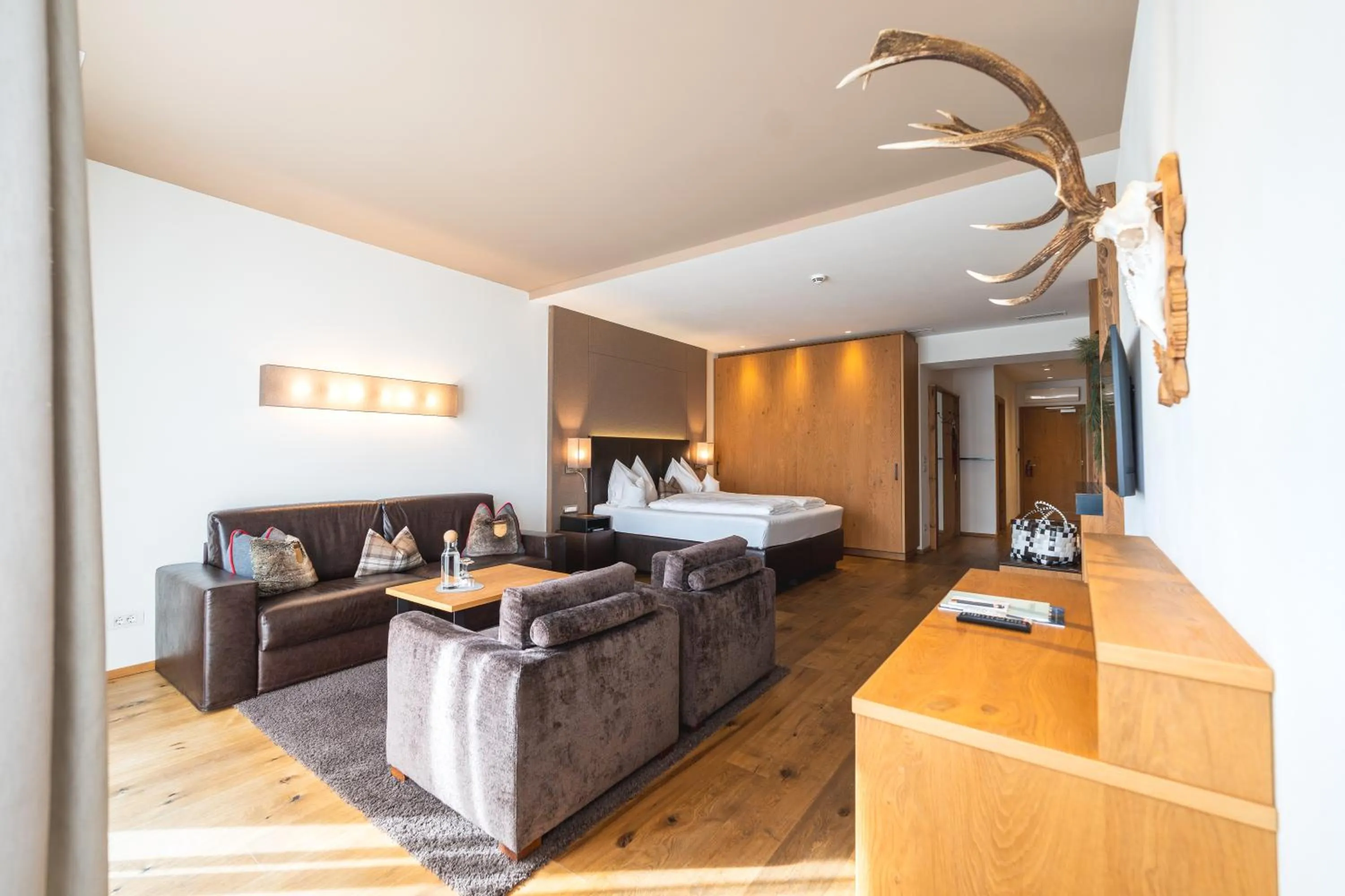 Bedroom, Bed in Hotel Schlosswirt