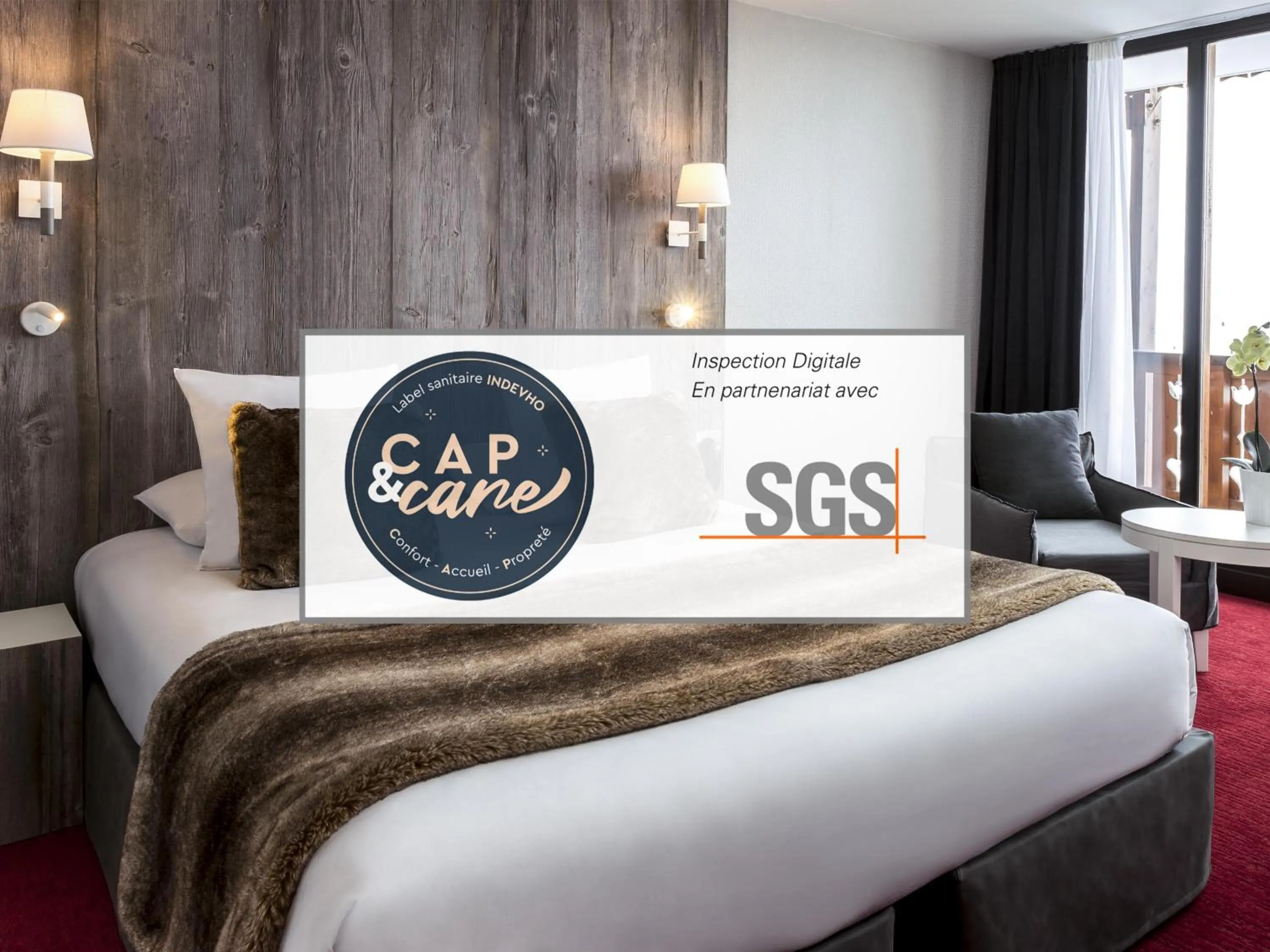 Balcony/Terrace, Bed in Le Pic Blanc