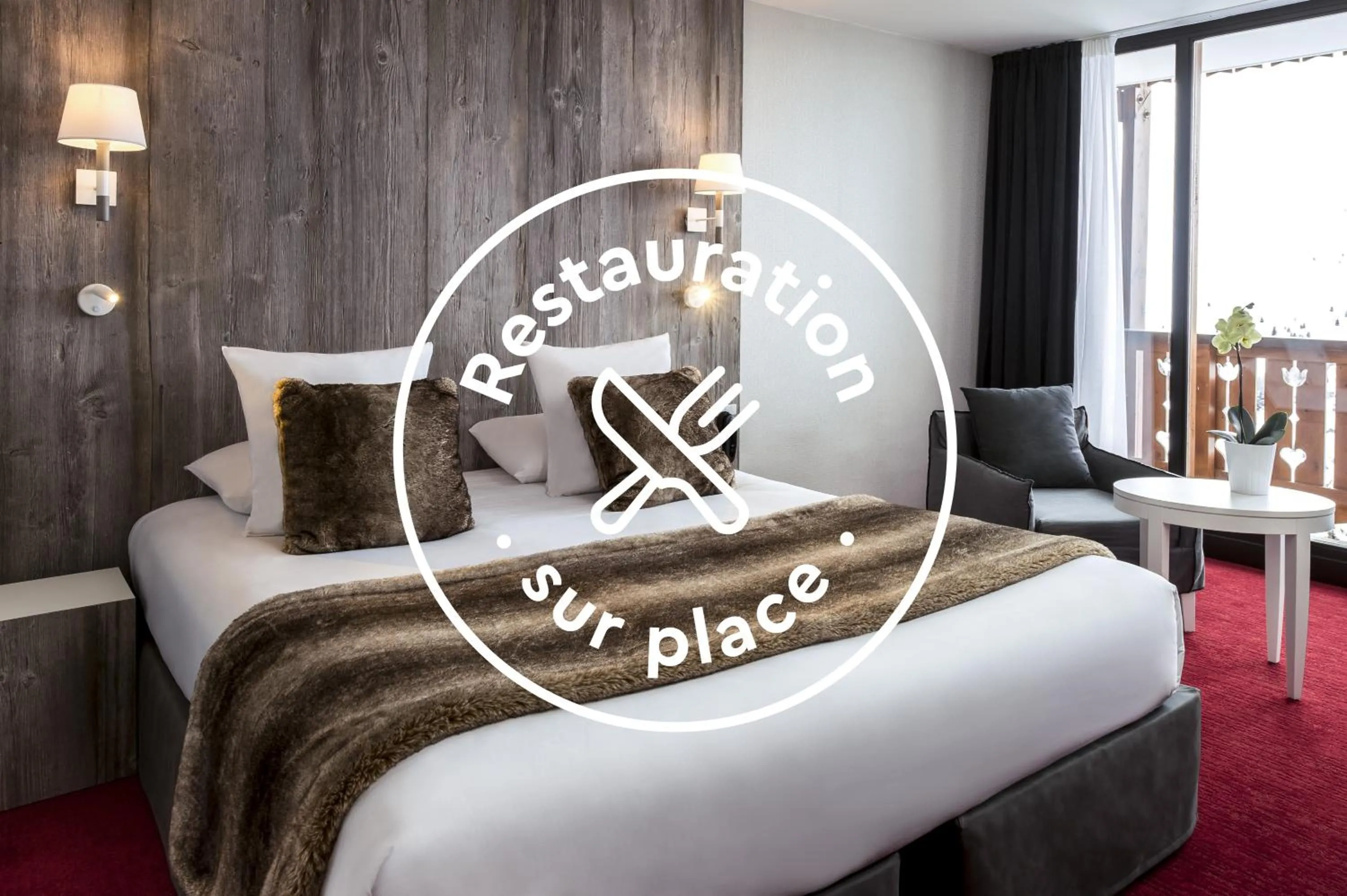 Restaurant/places to eat, Bed in Le Pic Blanc