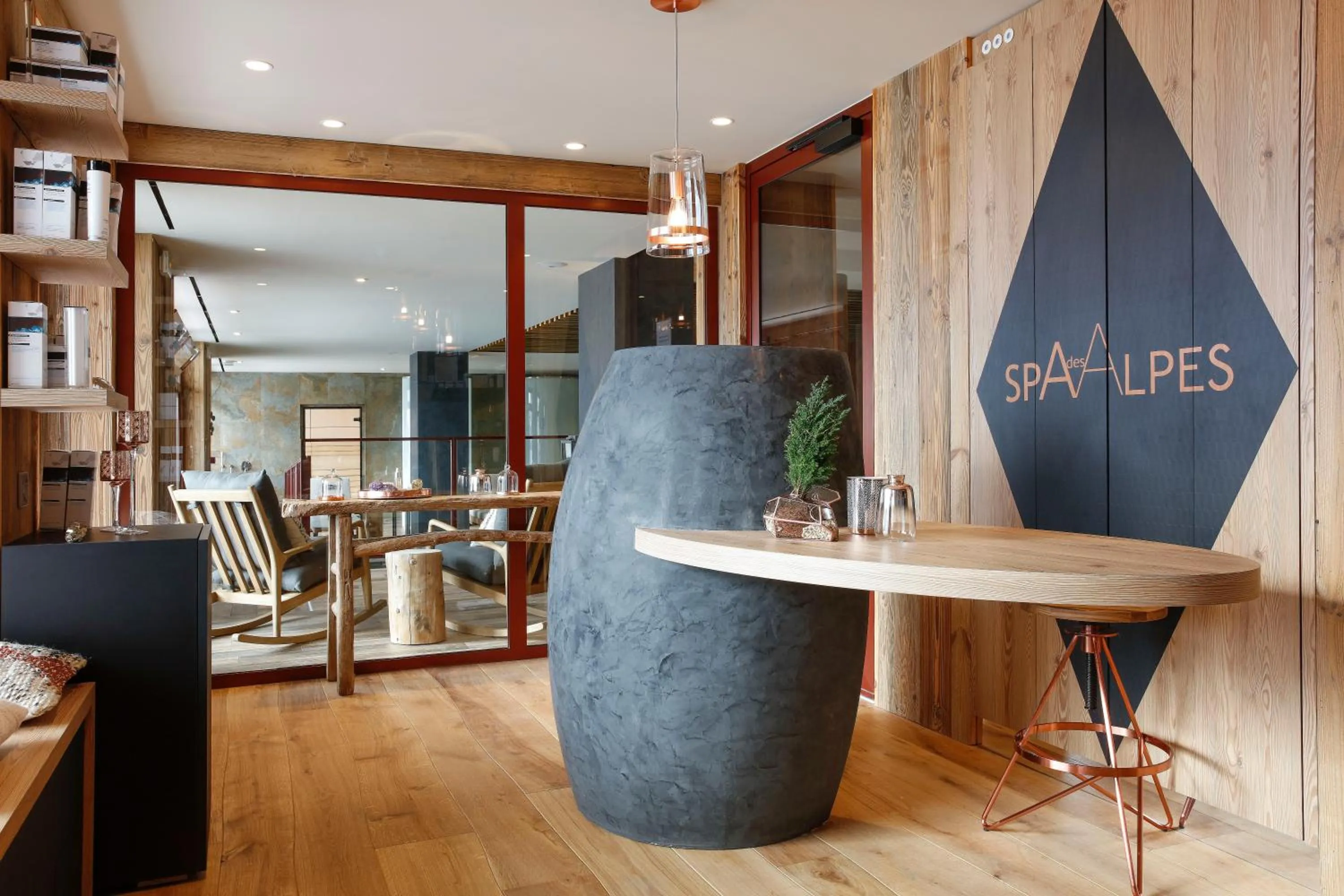 Decorative detail in Grandes Rousses Hotel & Spa