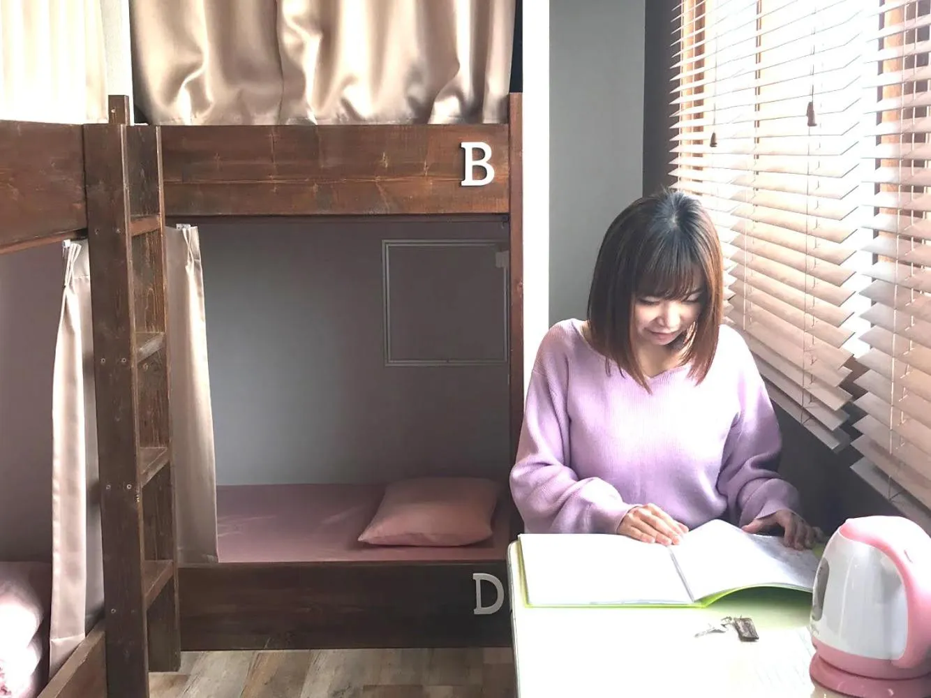 bunk bed in Clover House Sapporo