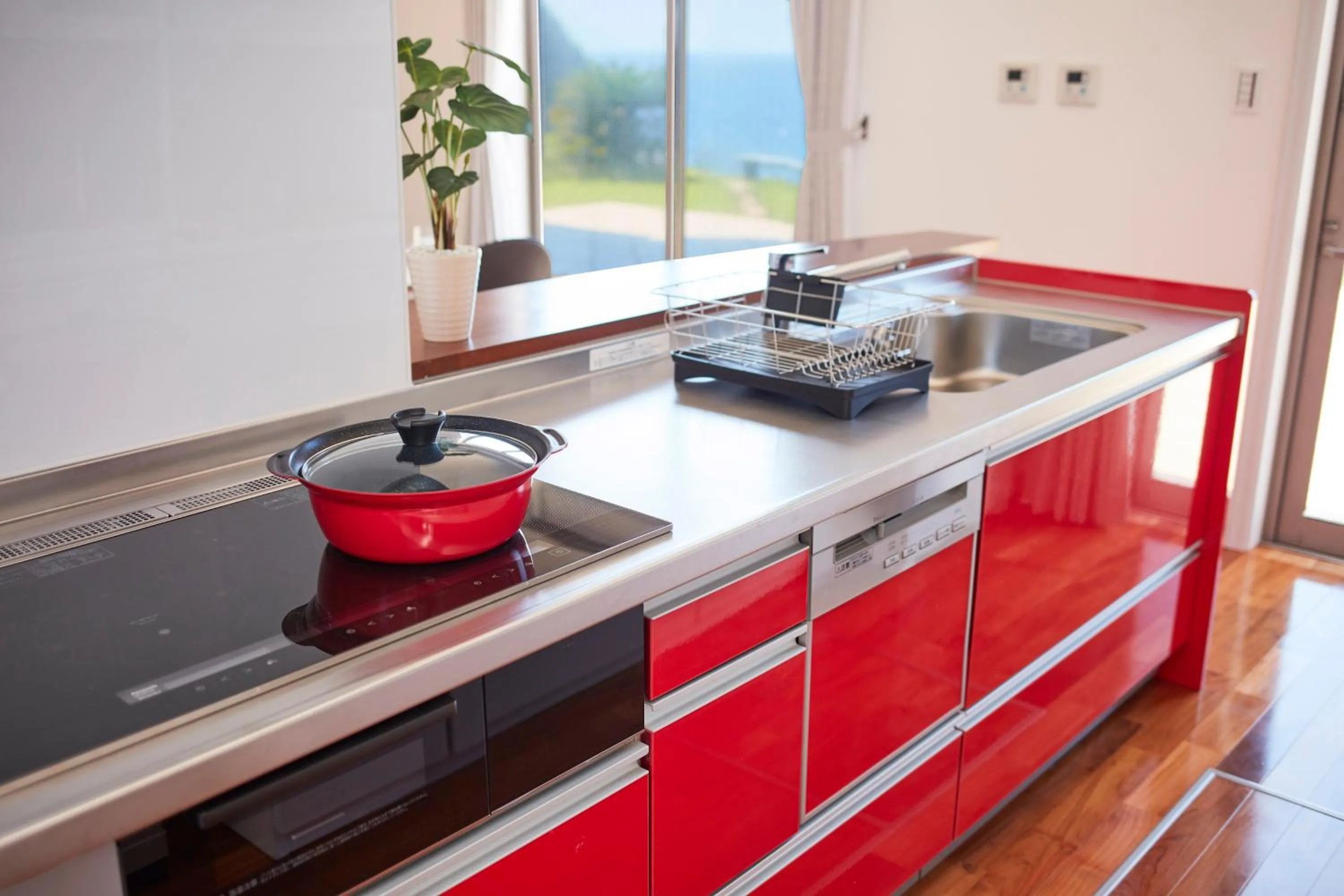 Kitchen or kitchenette in Resort villa miko