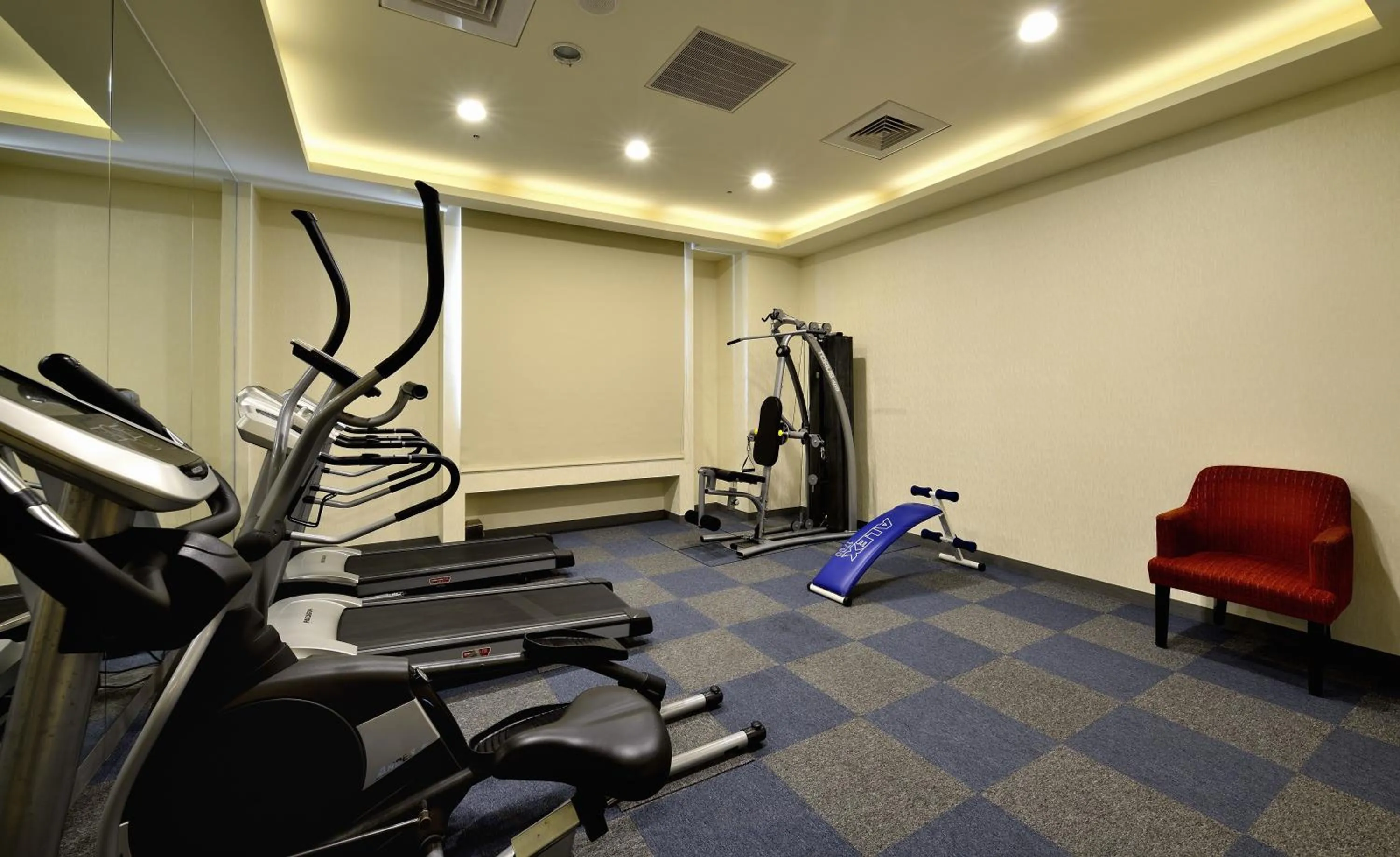 Fitness centre/facilities in Shinkansen Grand Hotel