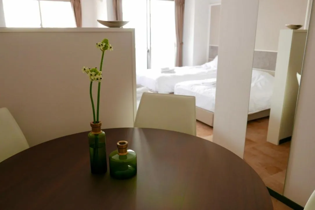 Living room, Bed in Tokyo Sakurako Hatchobori