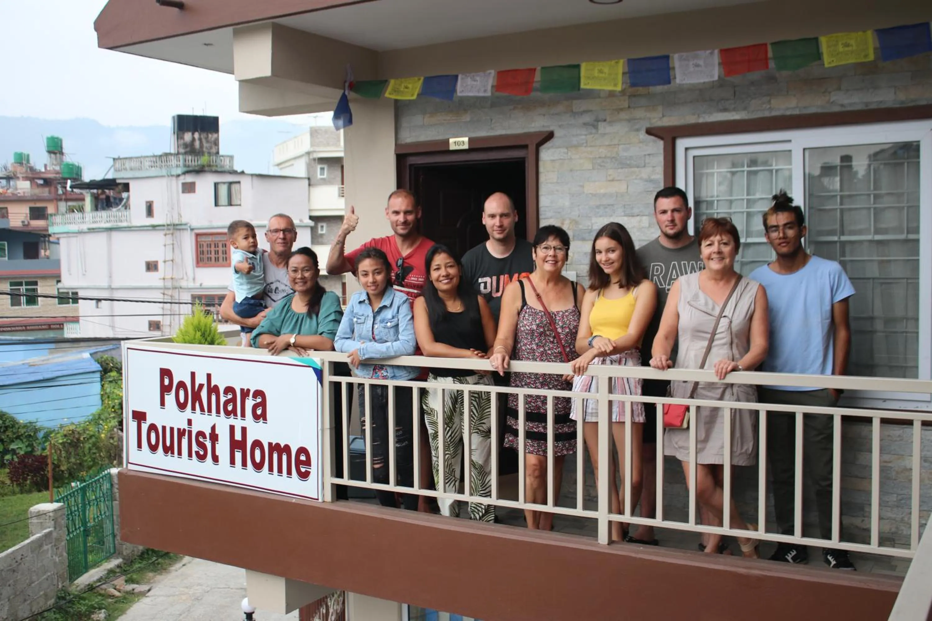 People in Pokhara Tourist Home