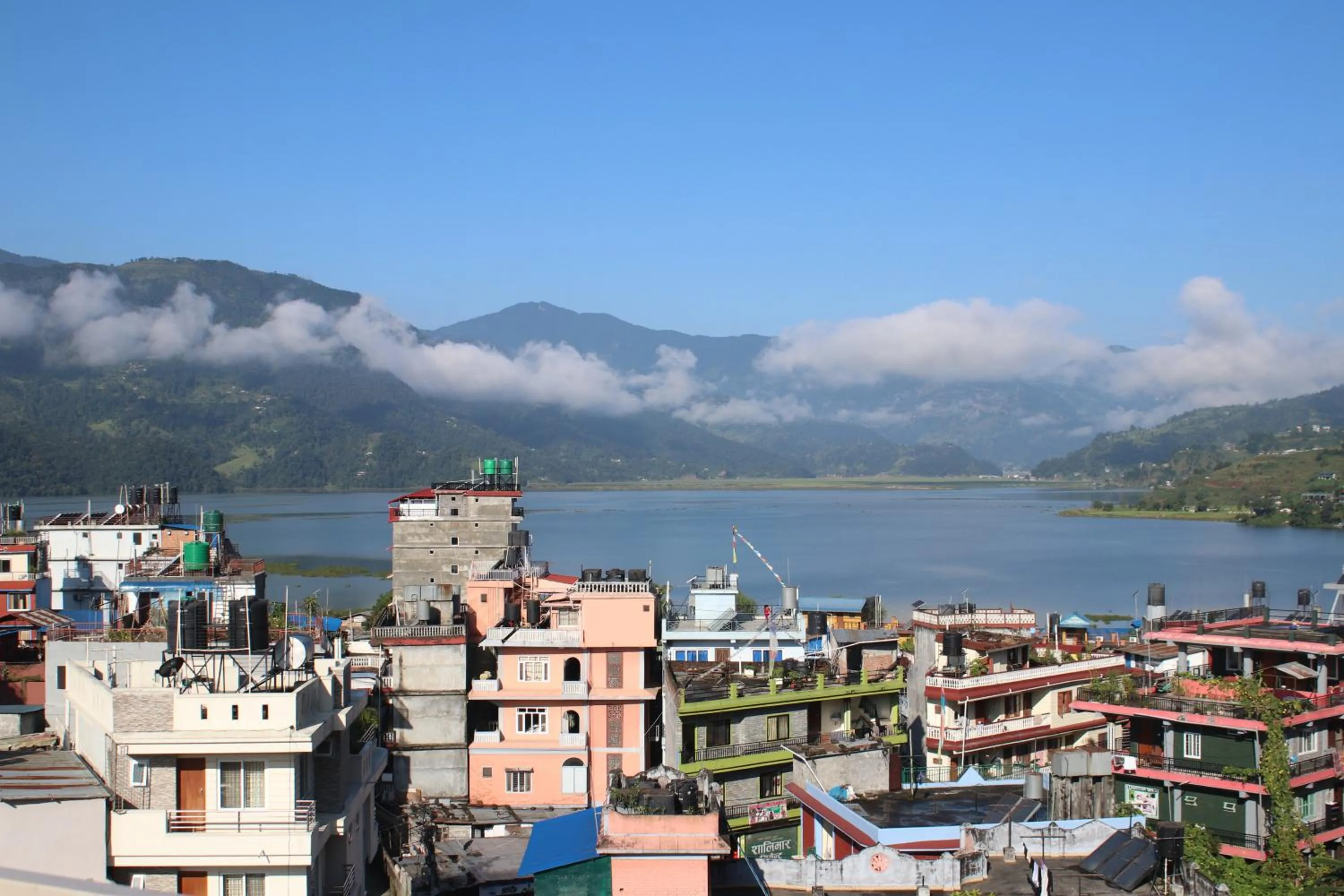 Lake view in Pokhara Tourist Home