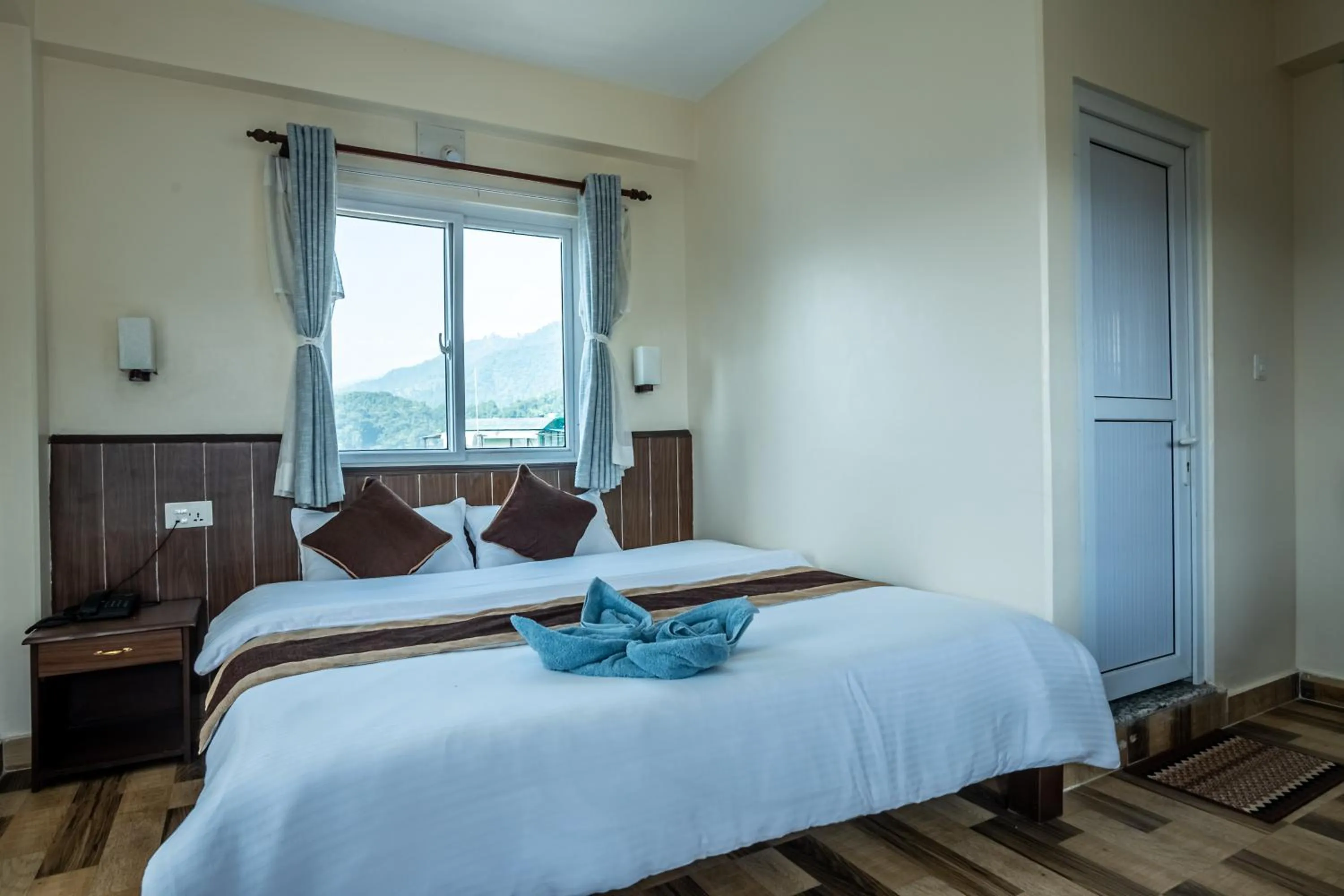 Property building, Bed in Pokhara Tourist Home