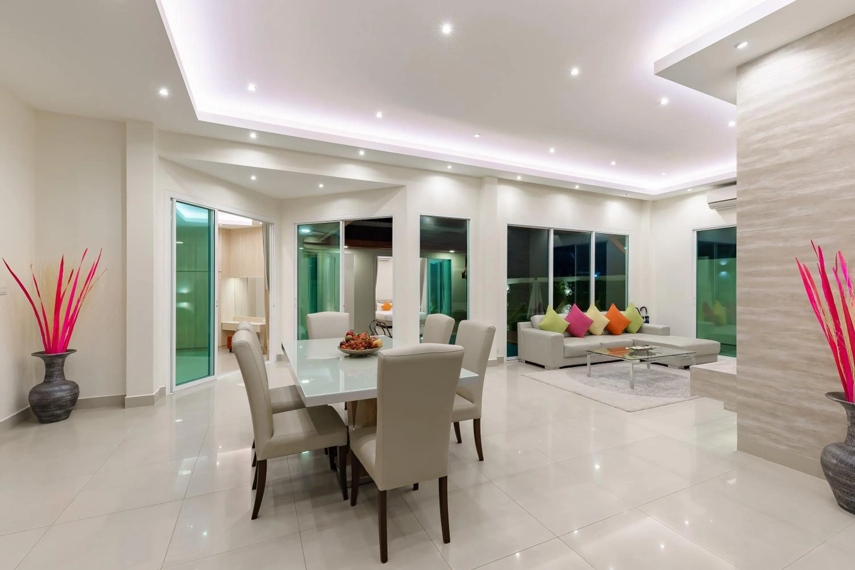 Dining area in Luxury Pool Villa A14 3BR 6-8 Persons