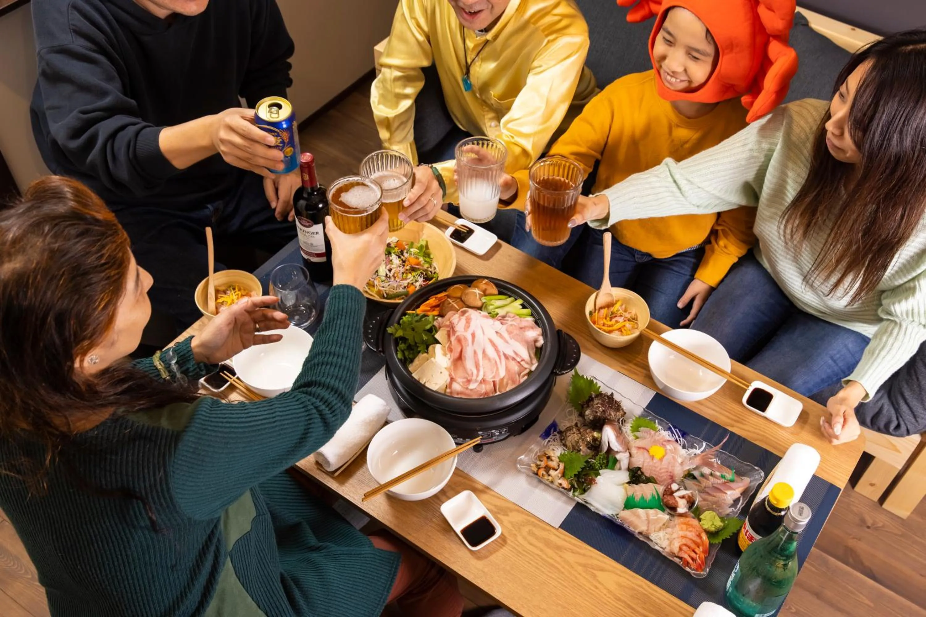 Dinner in Wow! KANAZAWA STAY