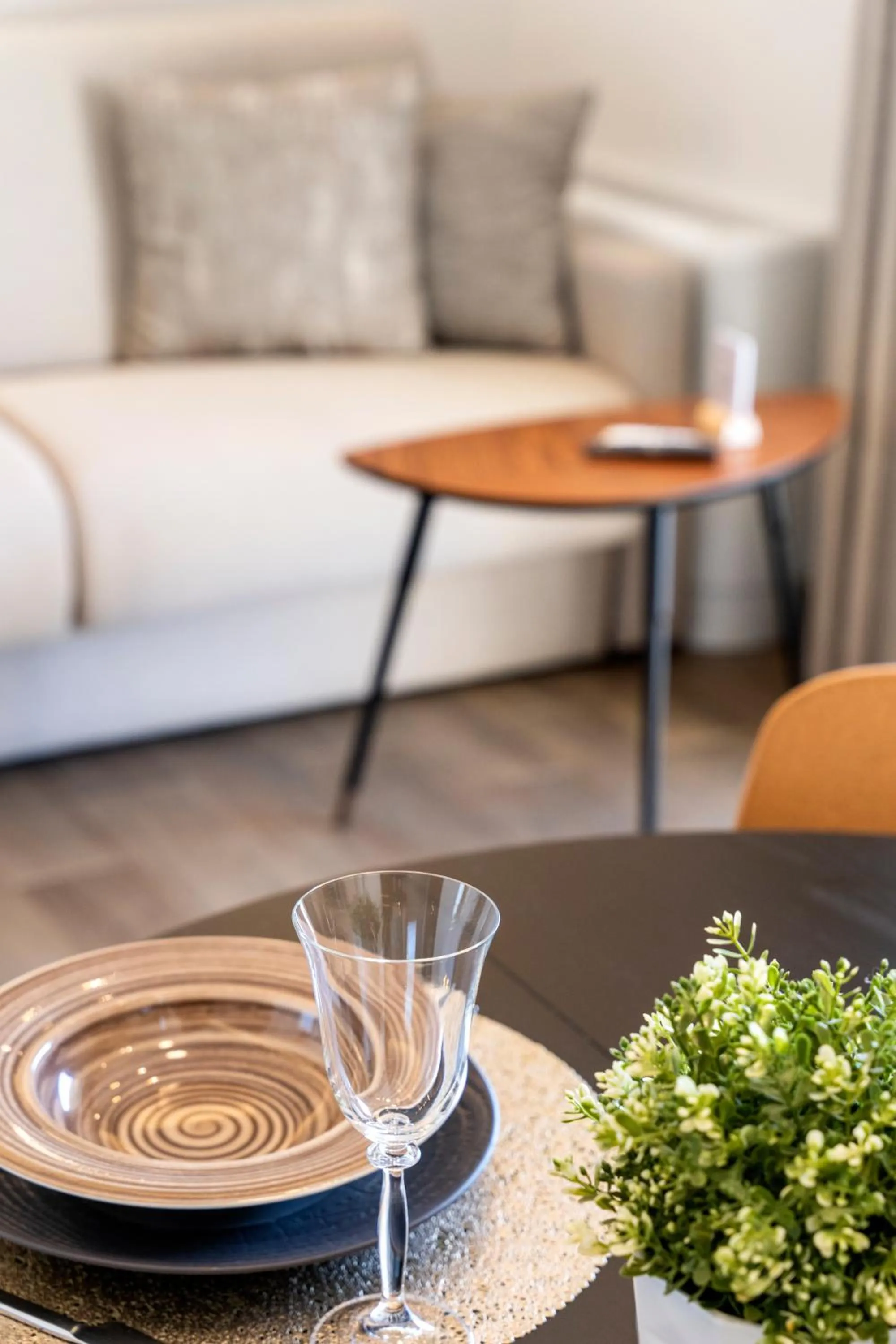 Dining area in Frunze Luxury Apartments